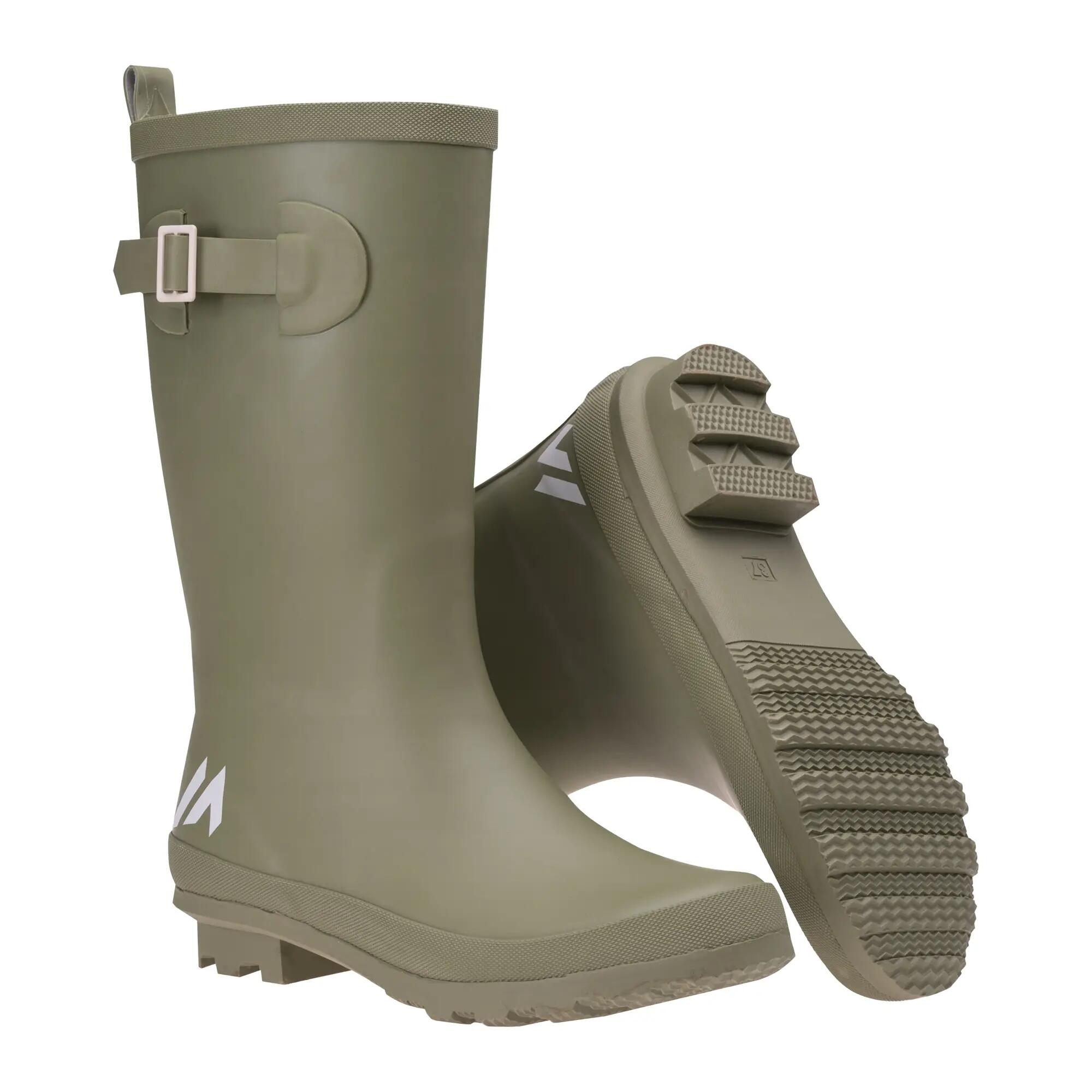 Botas de Agua Alisie para Adultos Unisex Verde, Blanco 6/6