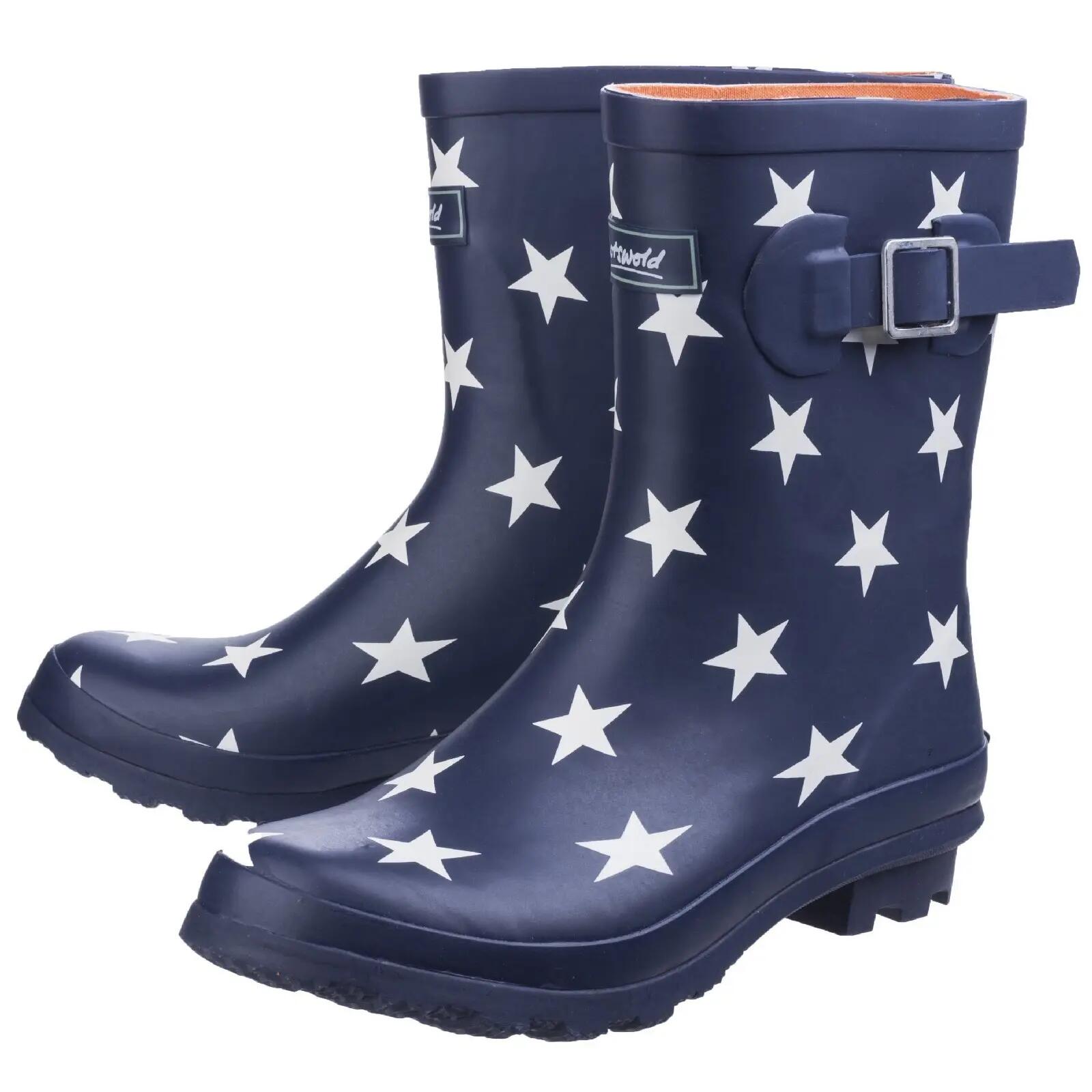Bottes BADMINTON Femme (Bleu/ Blanc) 7/7