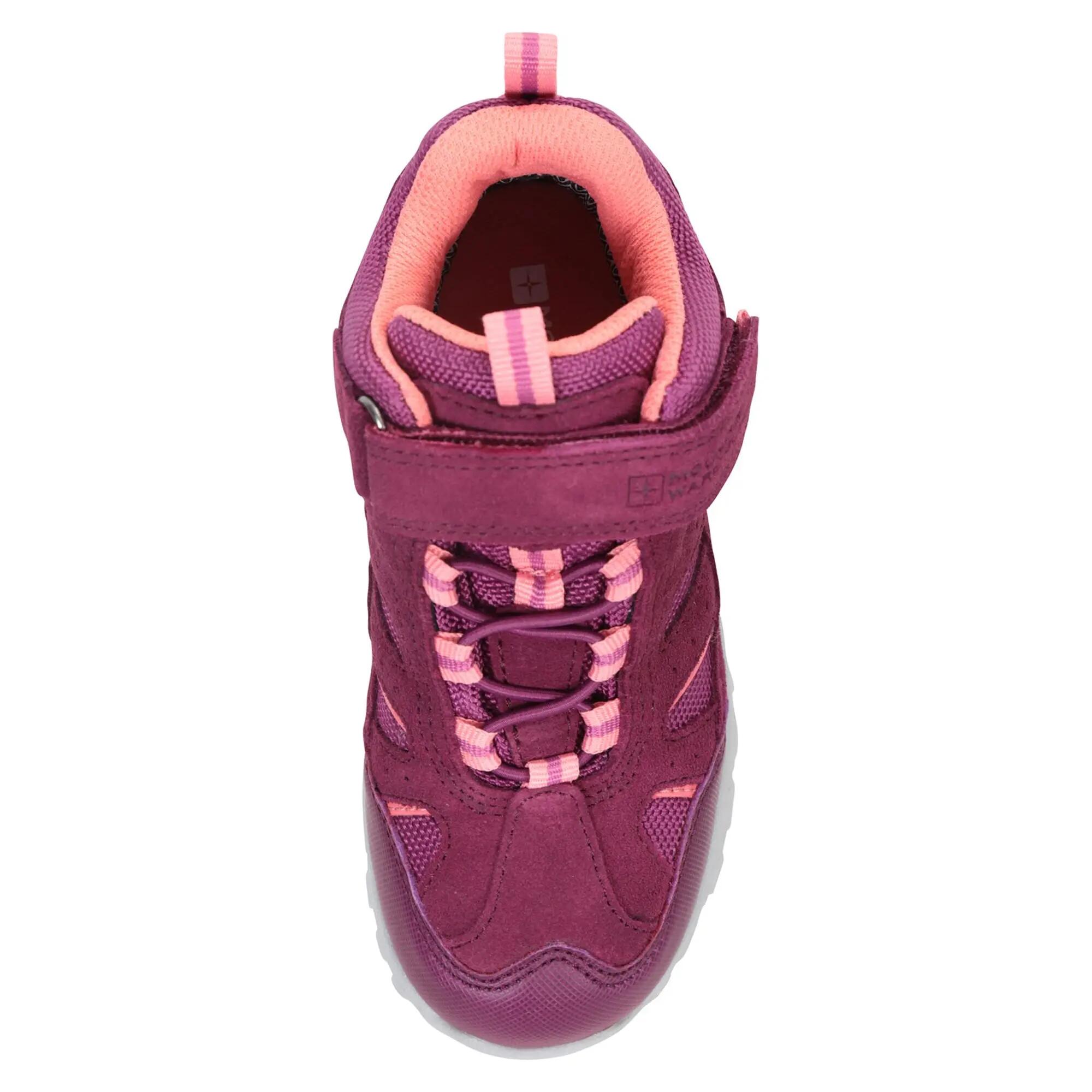 Childrens/Kids Drift Waterproof Walking Boots (Berry) 5/6