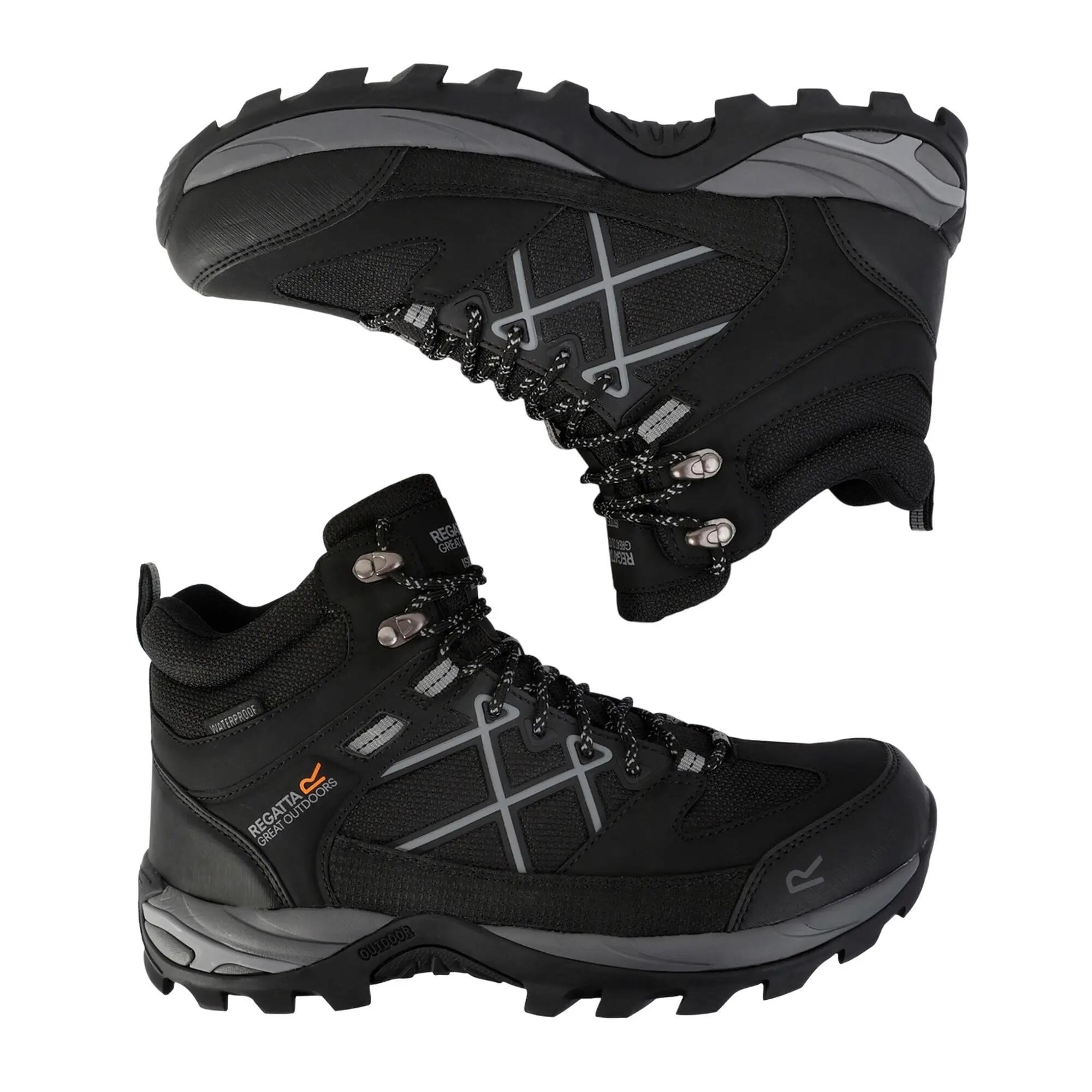 Botas de Senderismo Samaris III para Hombre Negro, Negro Grafito 7/7