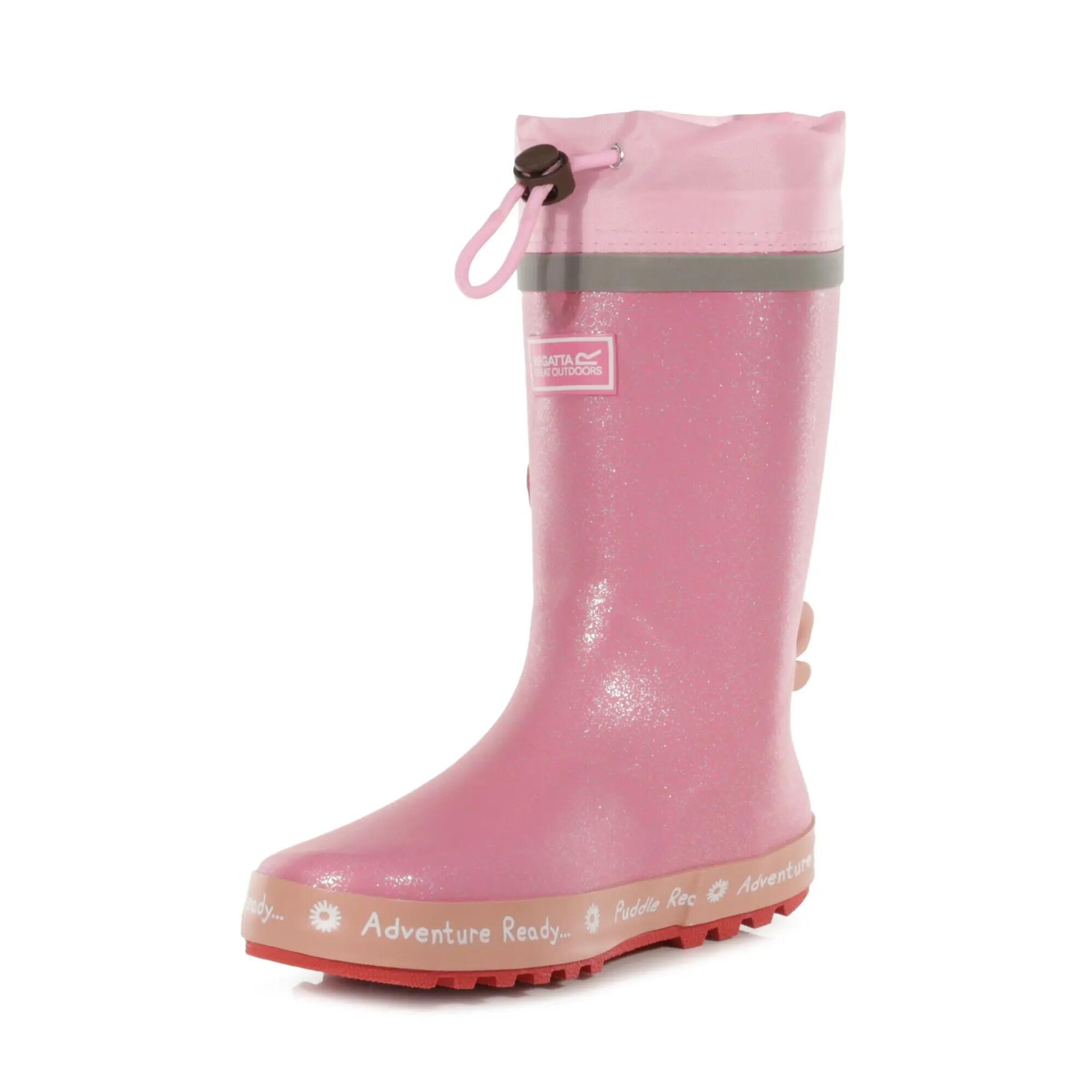 Bottes De Pluie Motif/style Dinosaure Enfant (Rose) 7/7