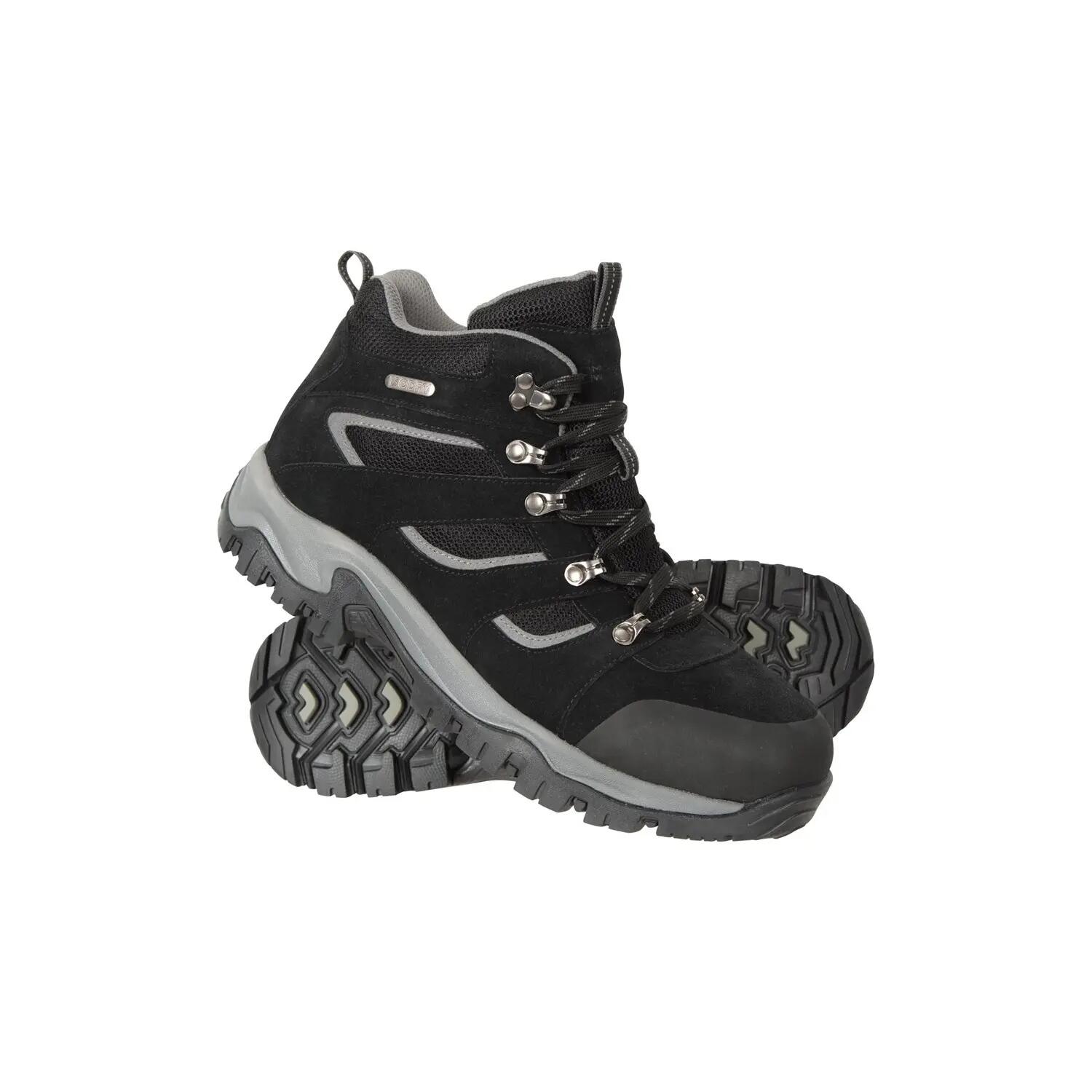 Mens Voyage Suede Waterproof Boots (Black) 6/6