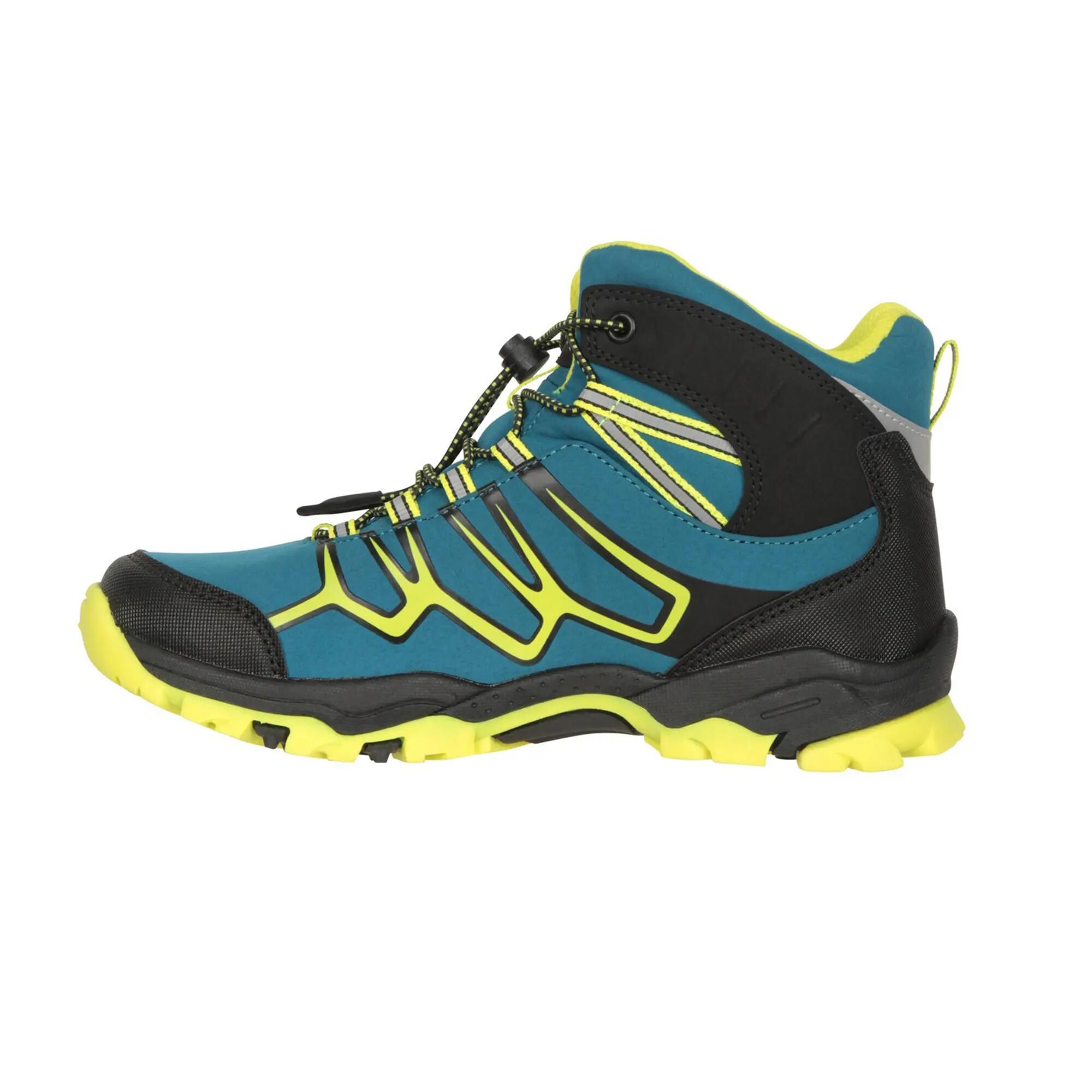 Childrens/Kids Softshell Waterproof Walking Boots (Light Teal) 6/6