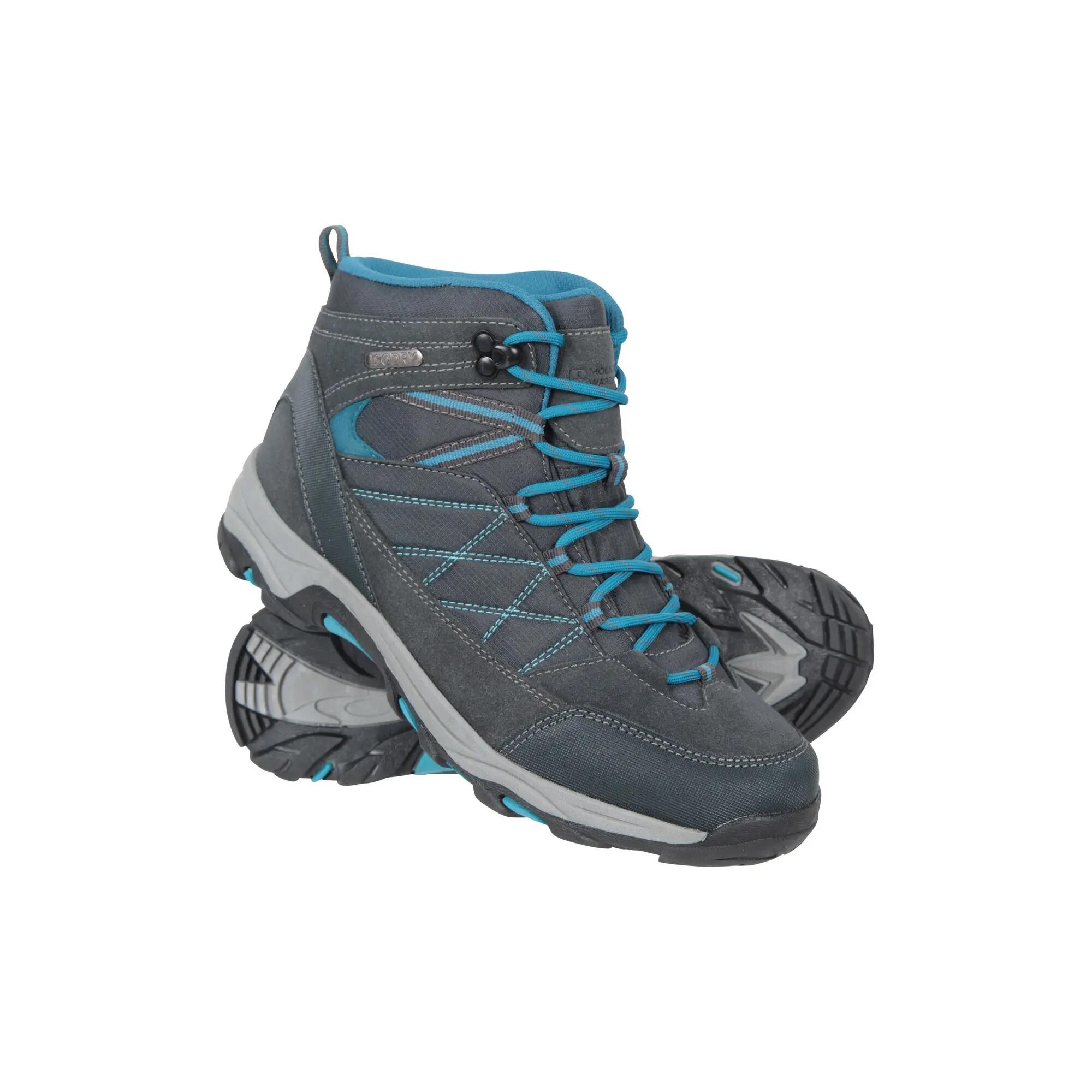 Scarponcini Da Passeggio Pelle Scamosciata Donna Mountain Warehouse Rapid Grigio 5/5