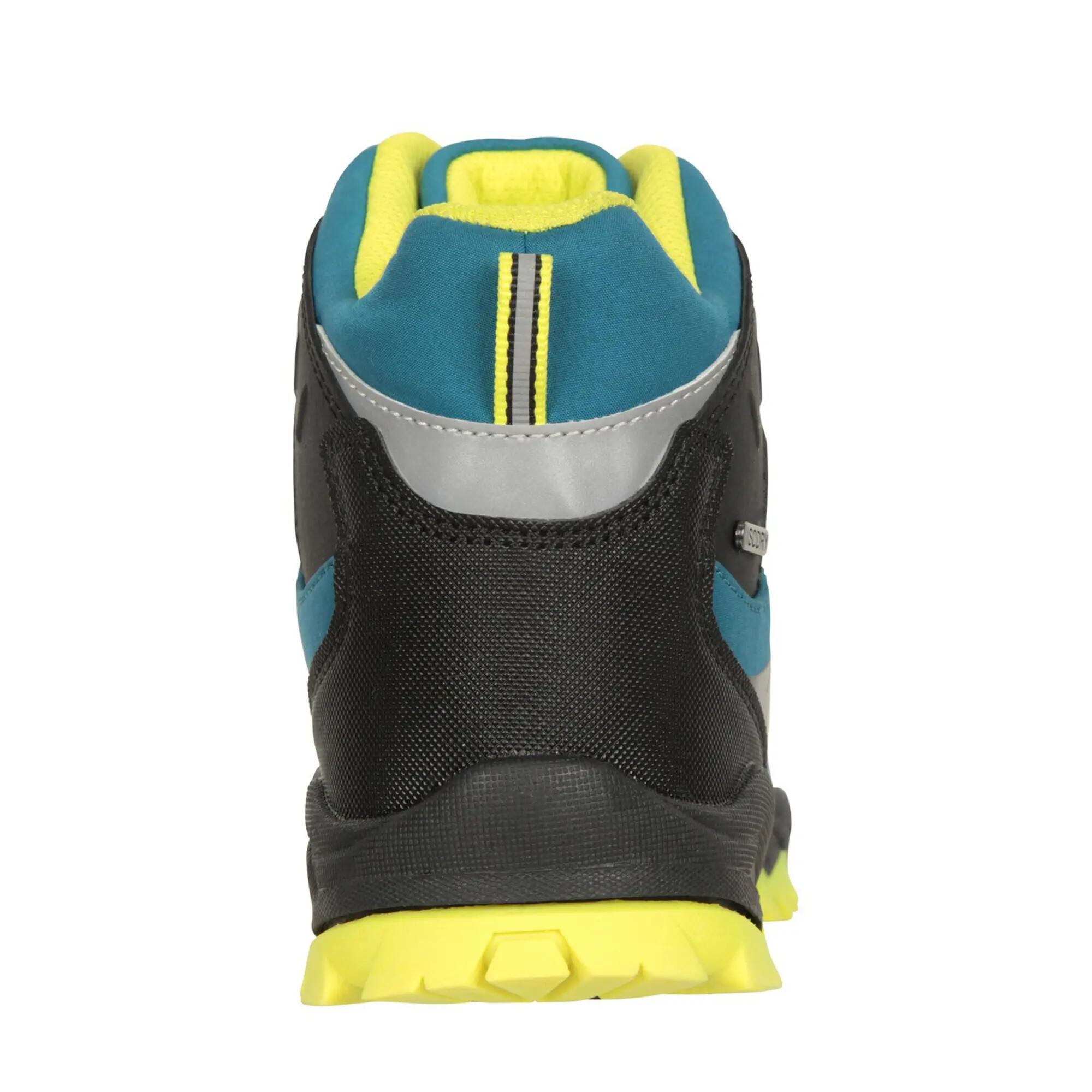 Childrens/Kids Softshell Waterproof Walking Boots (Light Teal) 5/6