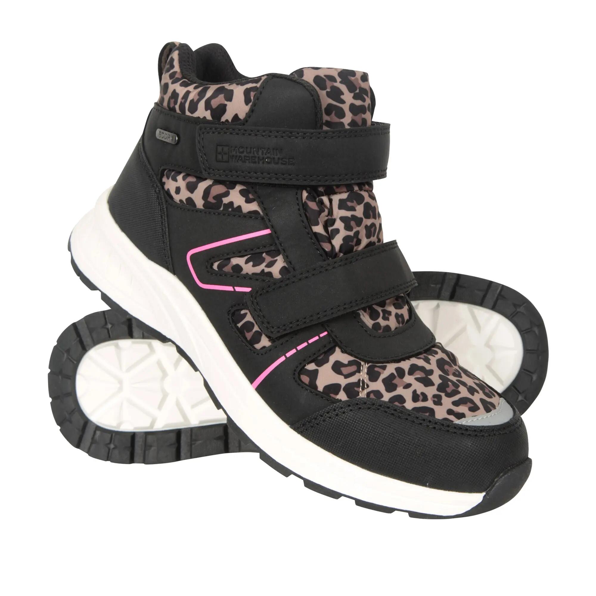 Wanderstiefel "Jupiter Adaptive", LeoMuster Kinder Schwarz/Pink 6/6