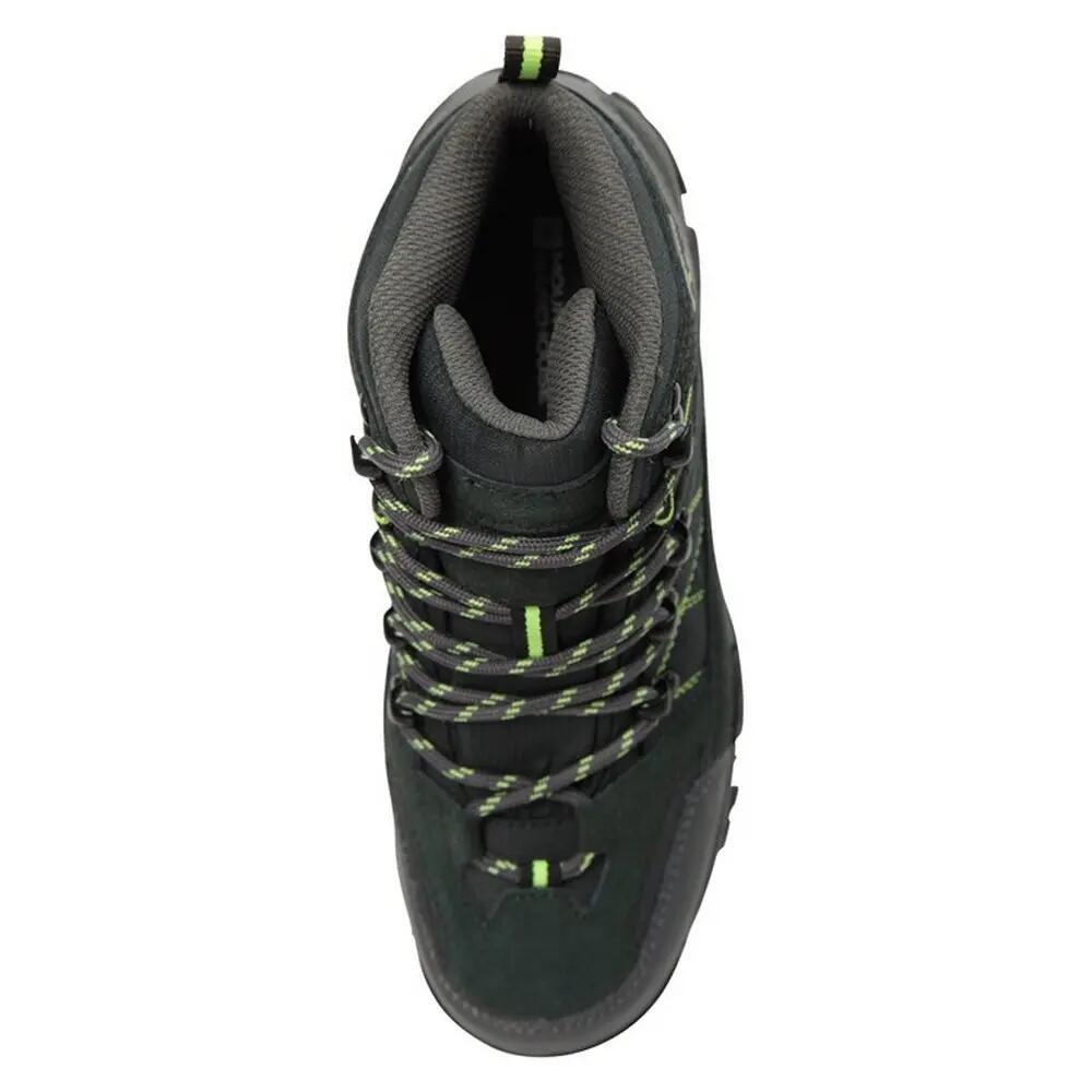 Scarponcini Da Passeggio Pelle Scamosciata Bambini Mountain Warehouse Trail Lime 5/6