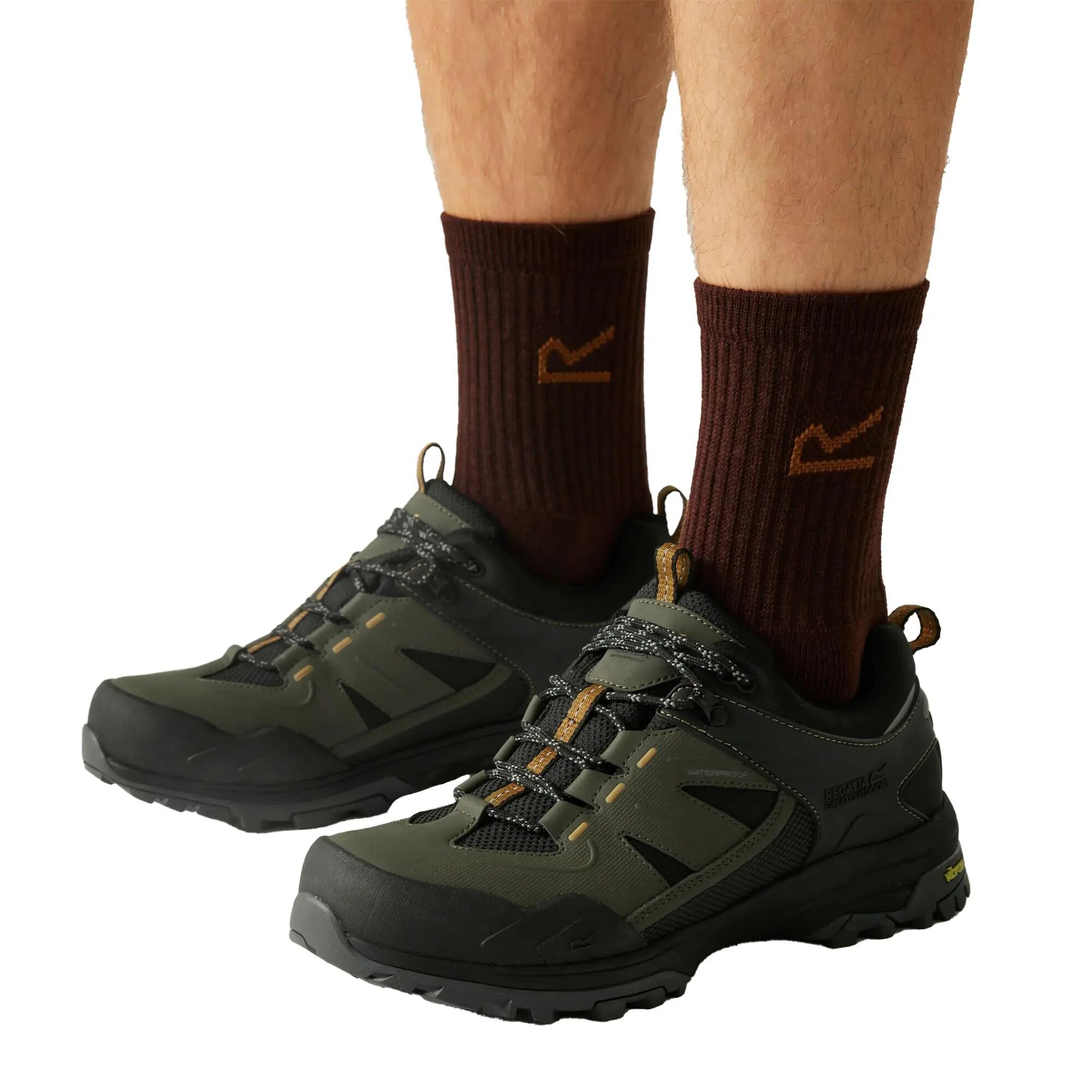 Heren Regen Lage Wandelschoenen (Olijfgroen) 7/7