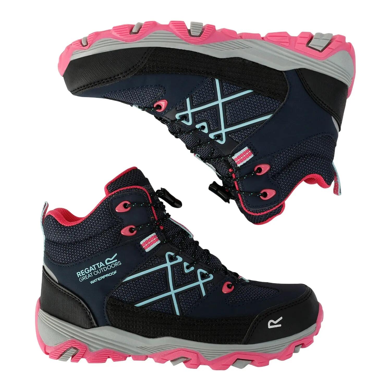 Wanderstiefel "Samaris III" Kinder Marine/Rosa Trank 7/7