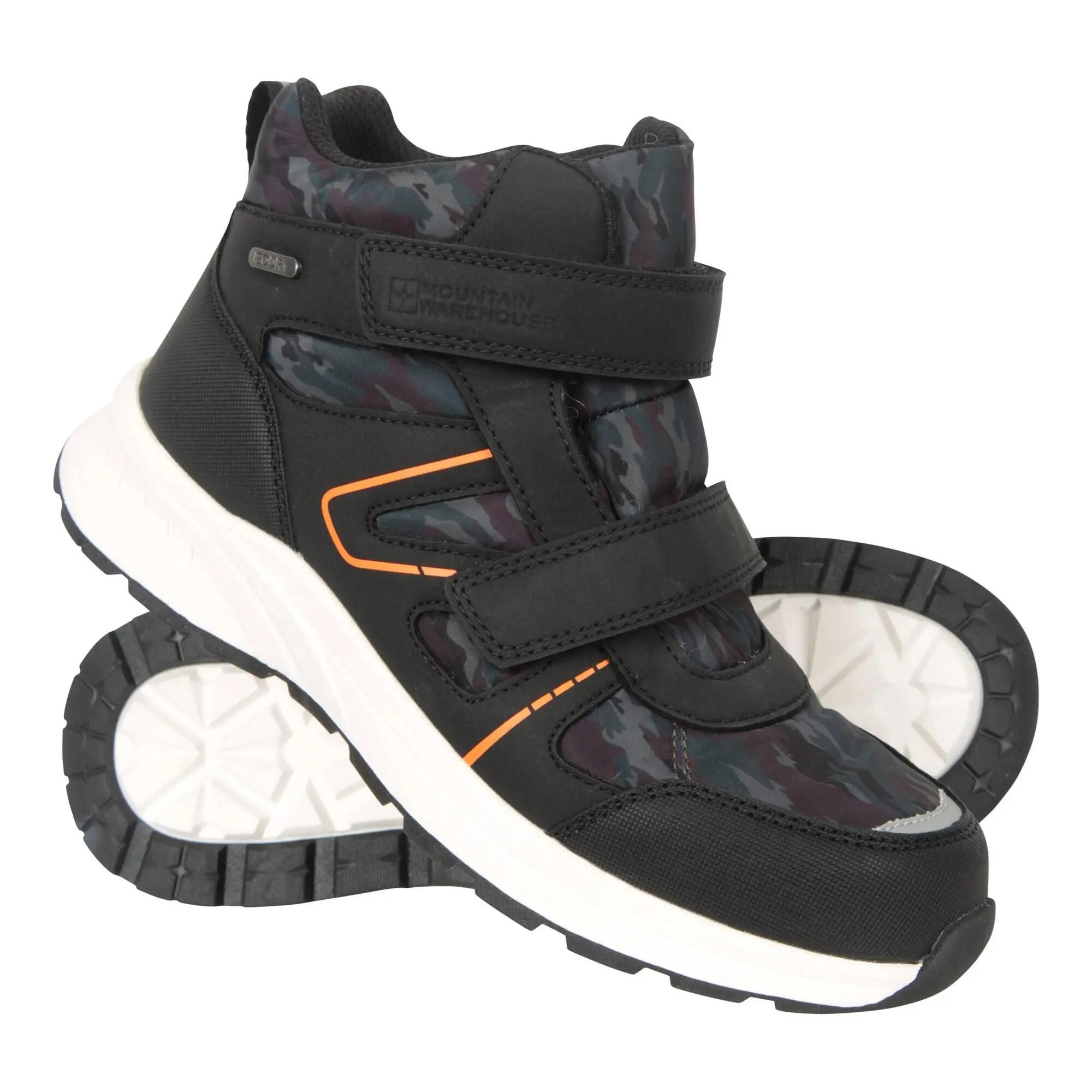 Childrens/Kids Jupiter Adaptive Waterproof Walking Boots (Black/Green) 6/6