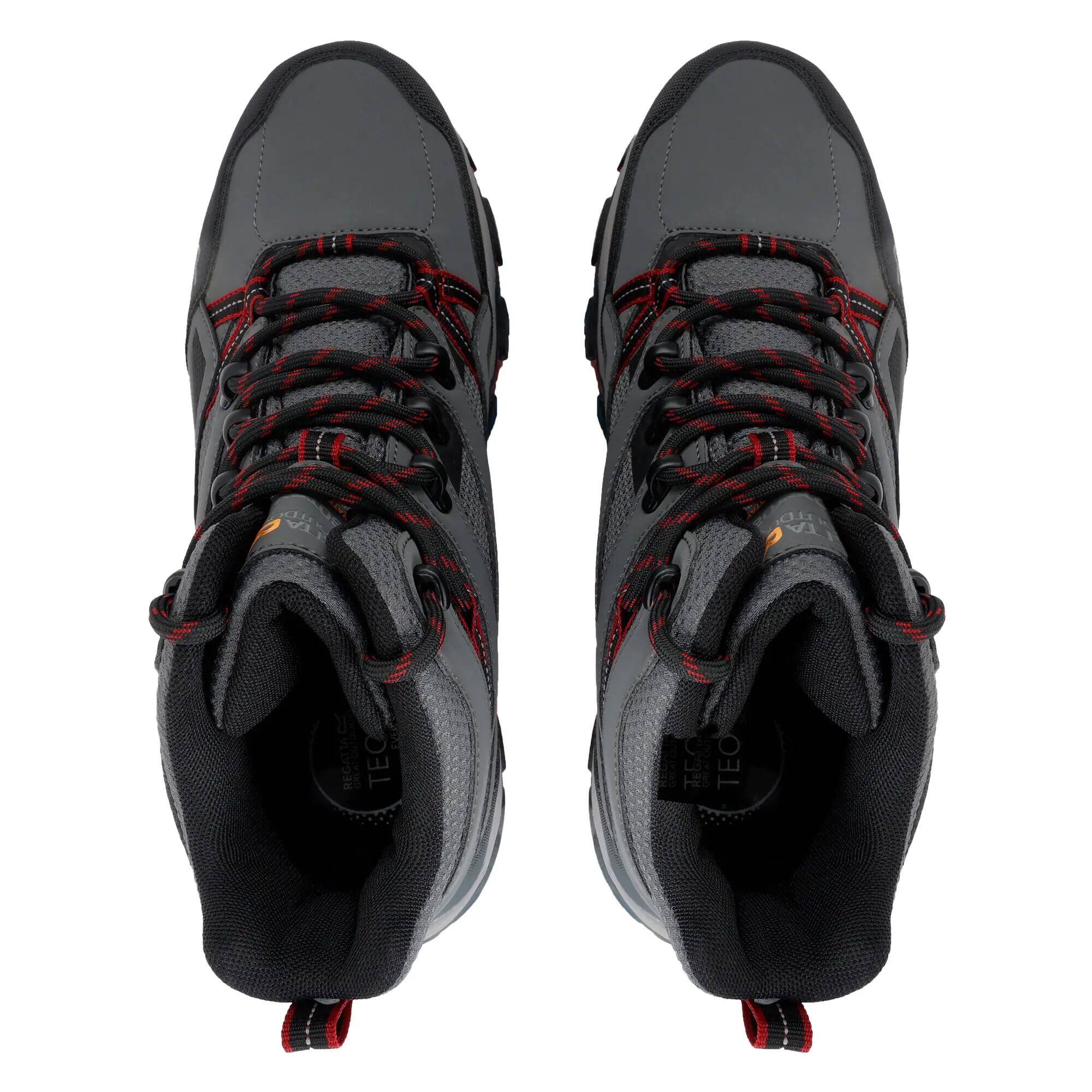 Chaussures Montantes De Marche HOLCOMBE Homme (Gris Foncé / Rouge) 6/7