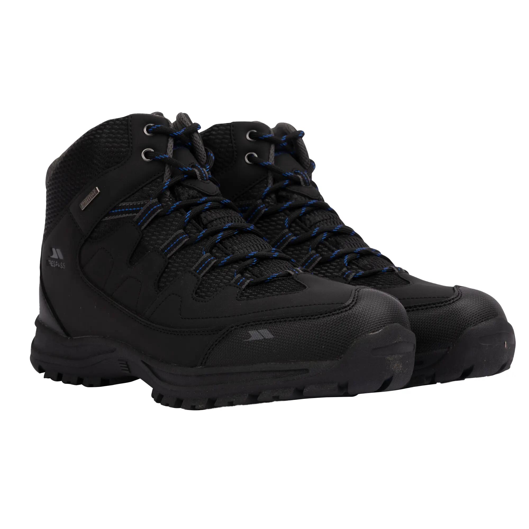 Heren Finley Waterdichte Wandelschoenen (ZWART/BLAUW) 6/7