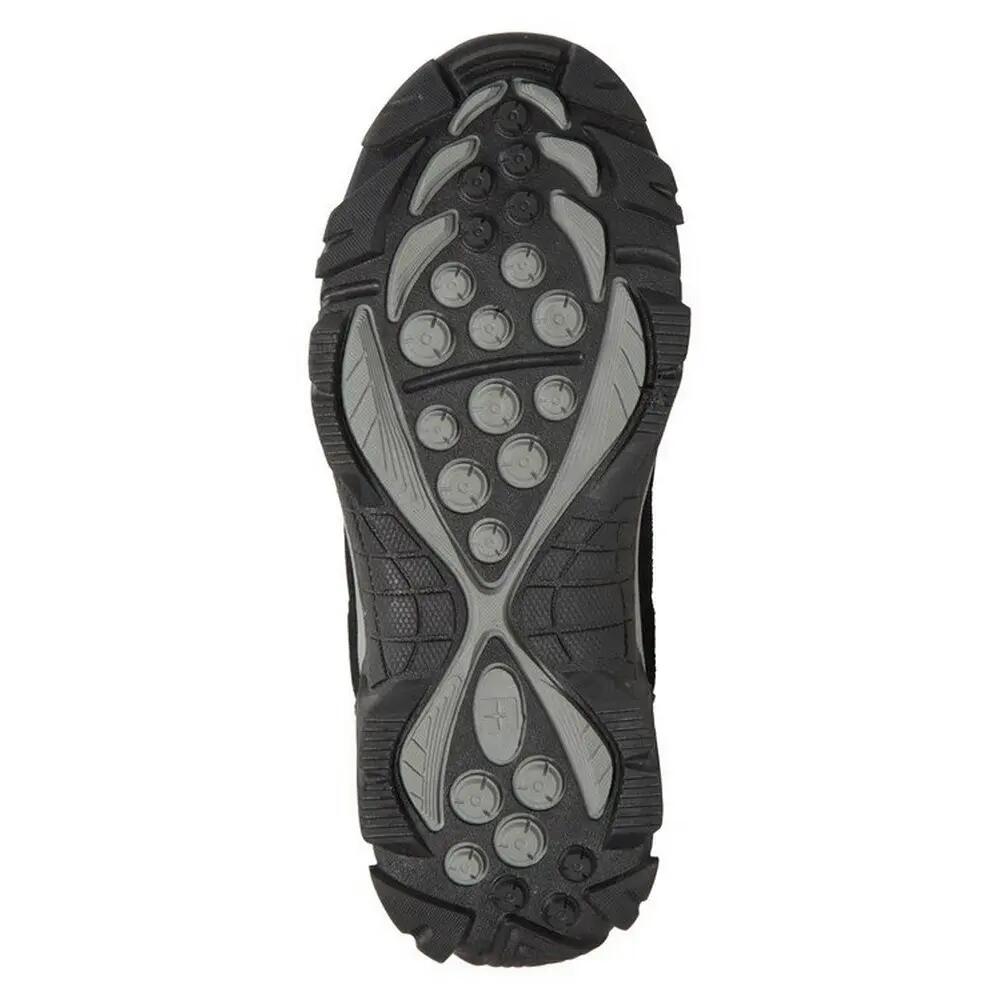 Scarponcini Da Passeggio Pelle Scamosciata Bambini Mountain Warehouse Trail Nero 5/6