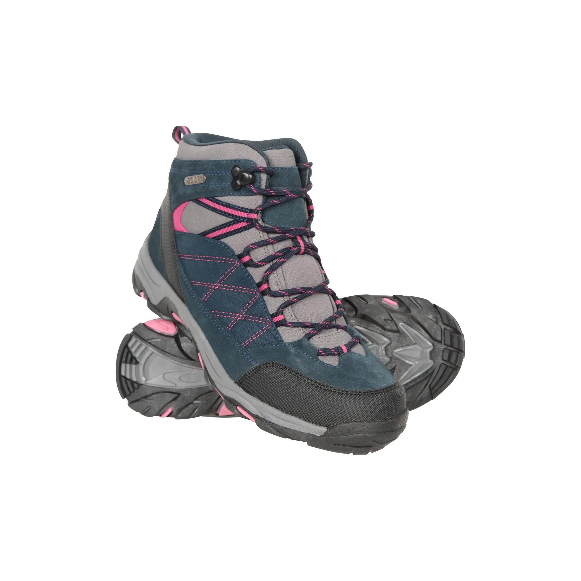 Scarponcini Da Passeggio Pelle Scamosciata Donna Mountain Warehouse Rapid Blu 6/6