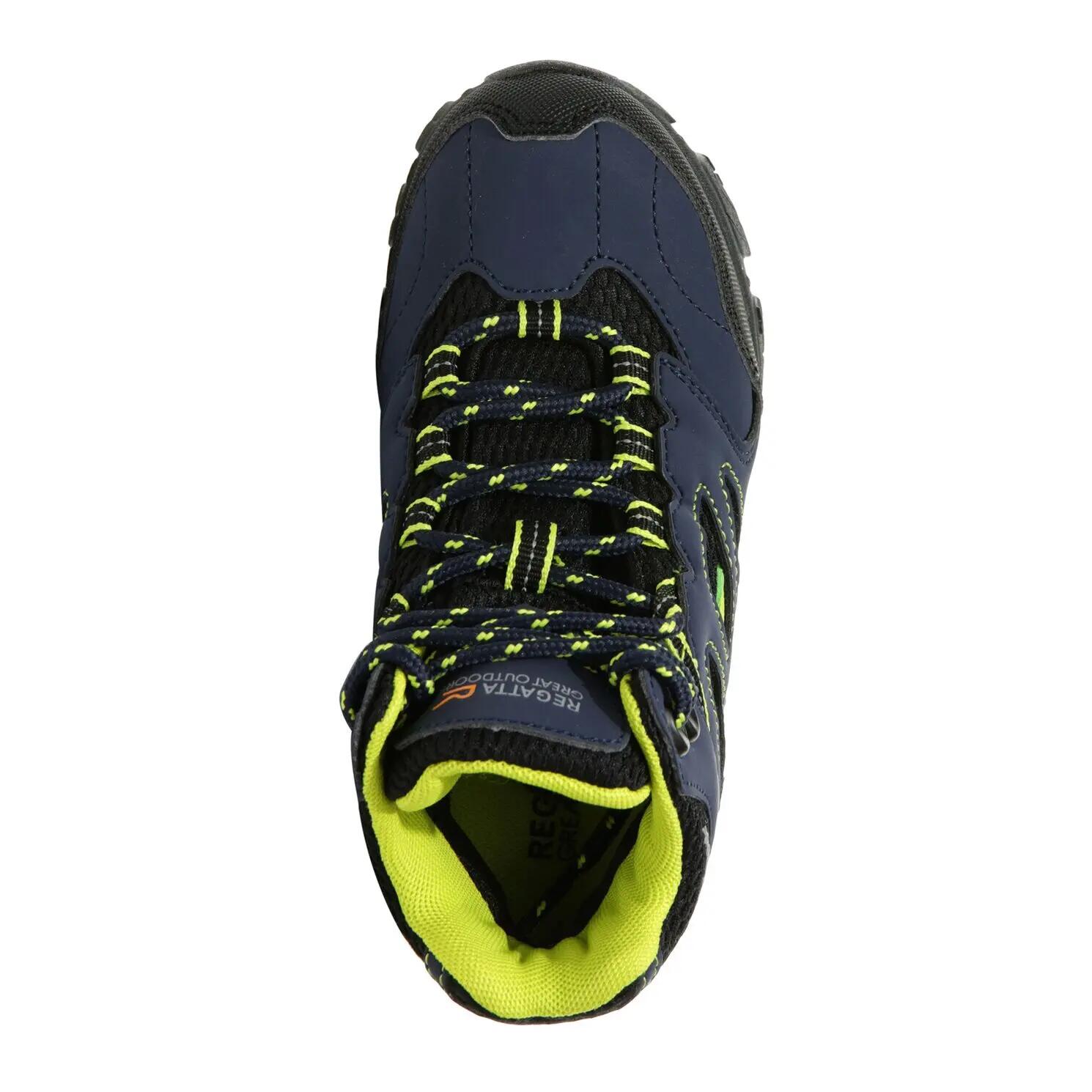 Scarponi Da Trekking Bambini Regatta Holcombe IEP Blu Navy Lime Punch 6/6