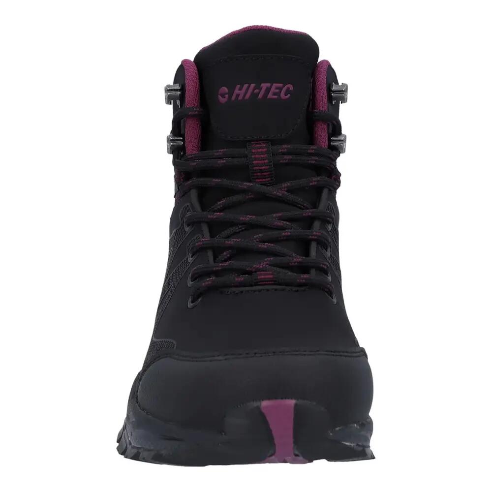 Stiefel "Jackdaw", Wasserfest Damen Schwarz/Burgunderrot 5/5