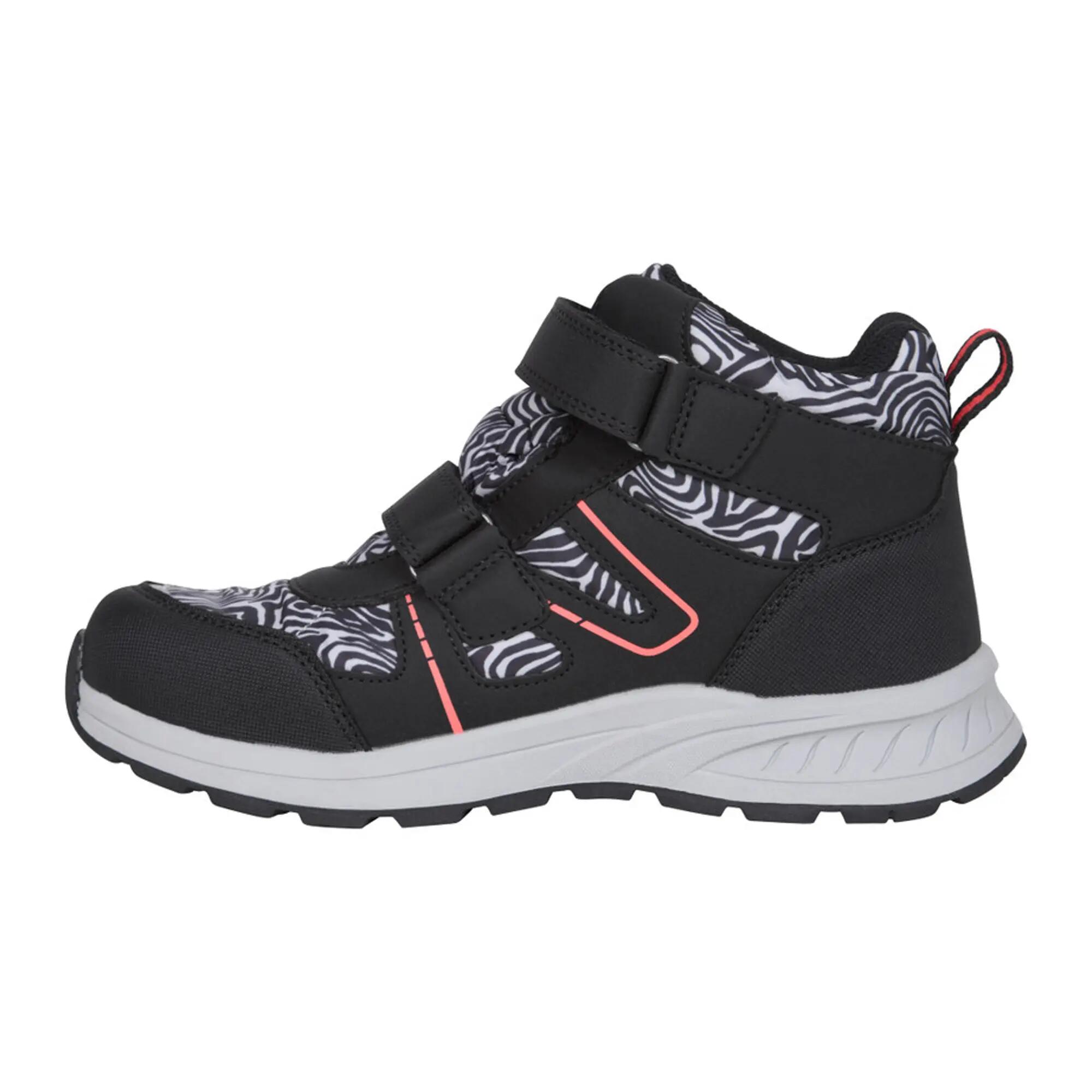 Childrens/Kids Jupiter Adaptive Leopard Print Walking Boots (Monochrome) 3/5