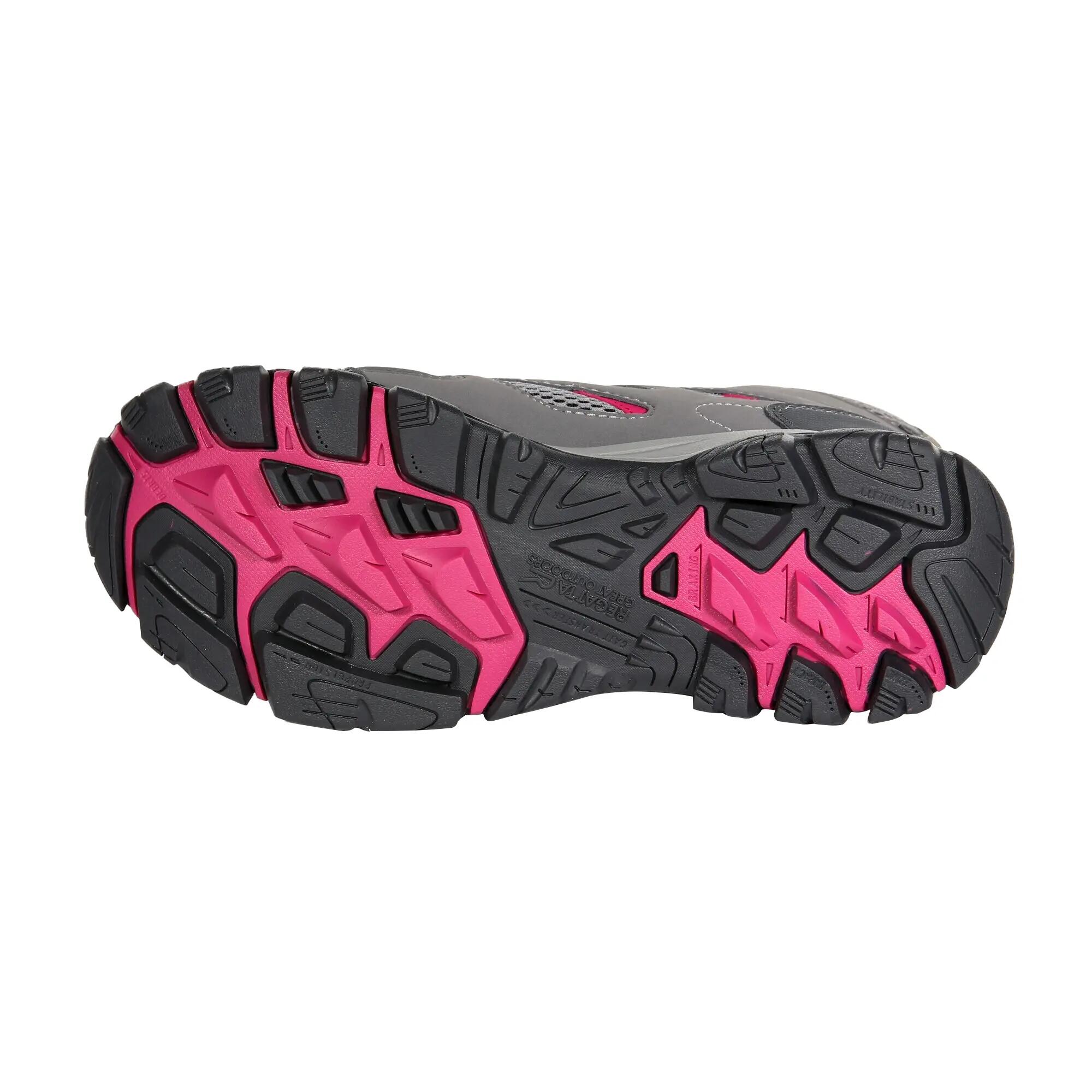 Wanderstiefel Holcombe IEP Mid Damen Stahlgrau/Dunkles Pink 6/6