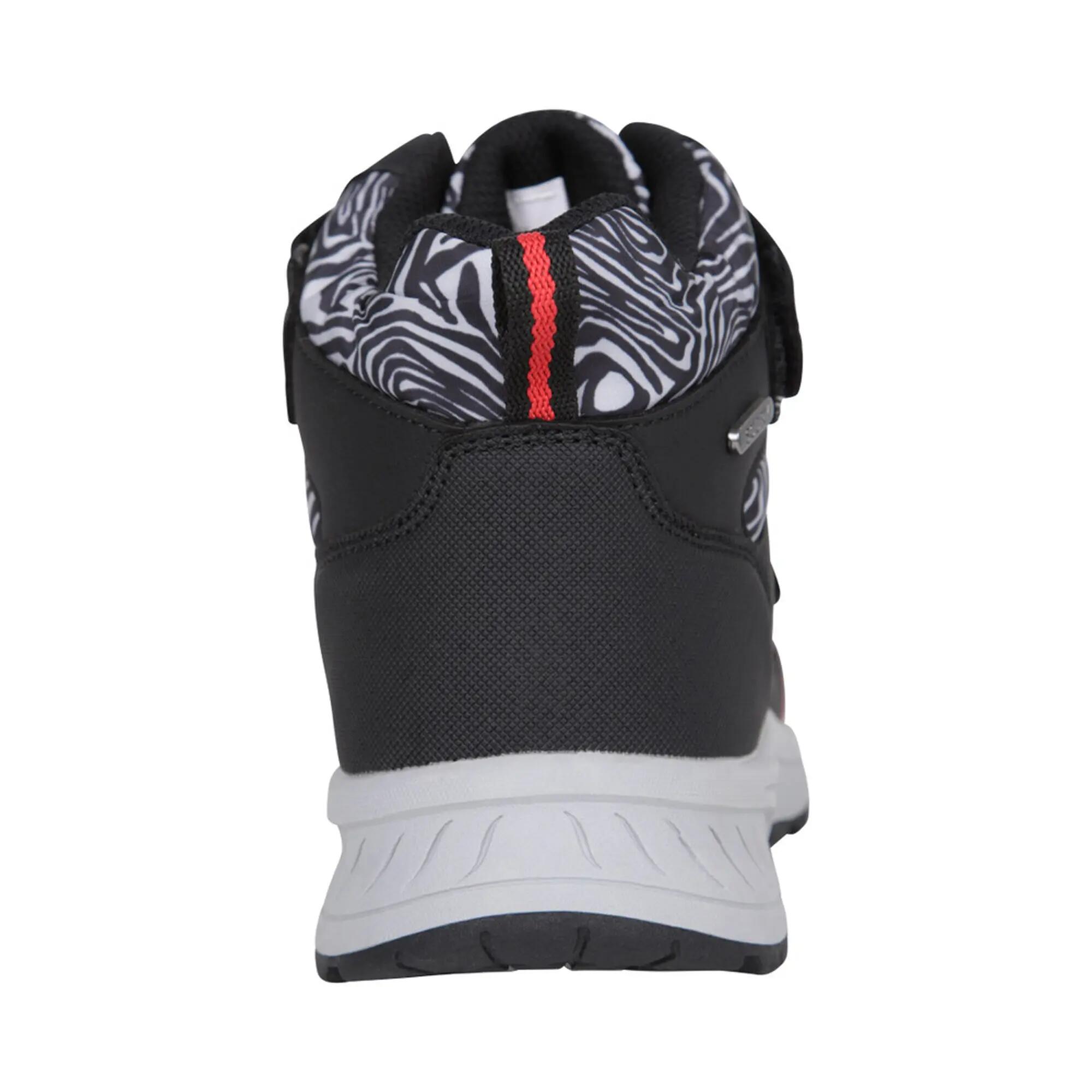 Childrens/Kids Jupiter Adaptive Leopard Print Walking Boots (Monochrome) 2/5