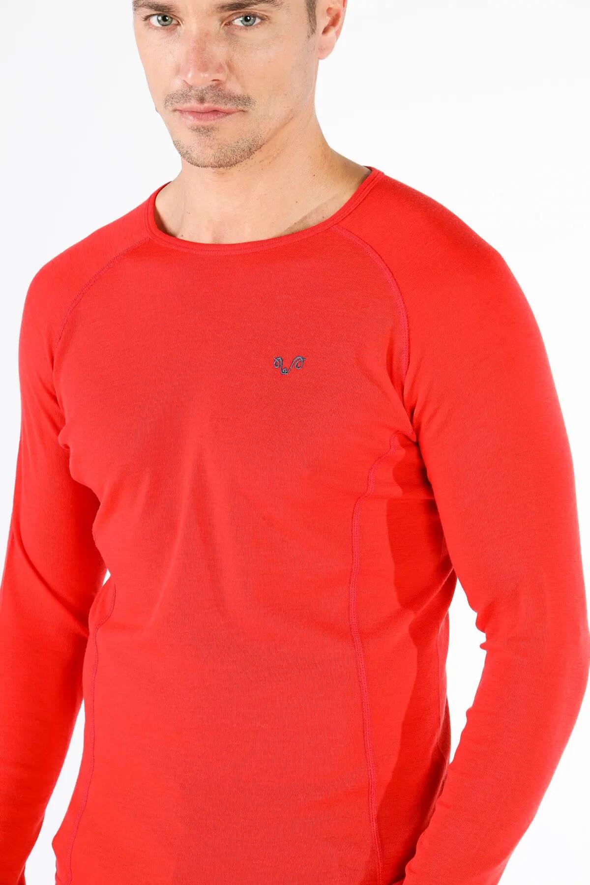 Koszulka termoaktywna męska Woolona Remus z długim rękawem 100% Merino 3/6