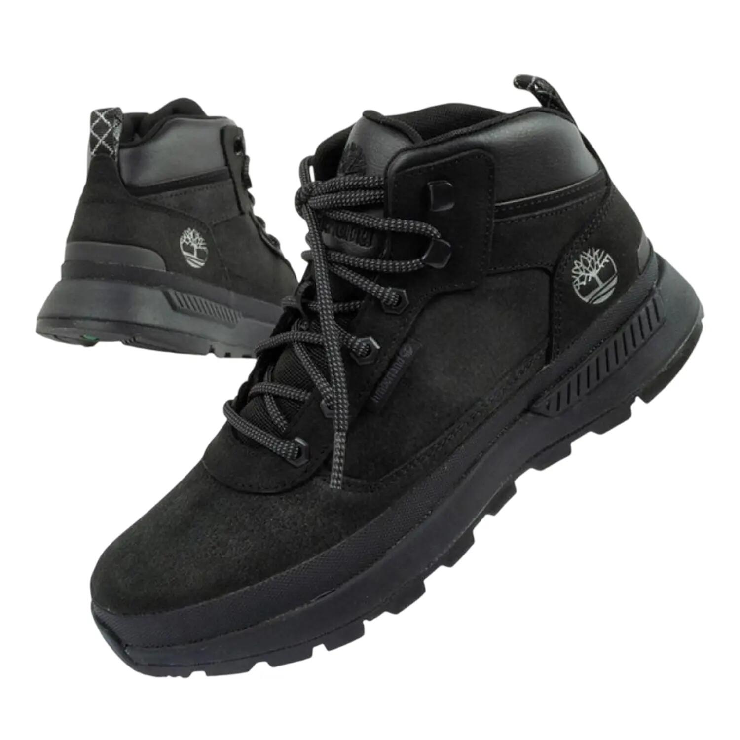 Calçado de couro para homem Field Trekker (Preto) 6/7