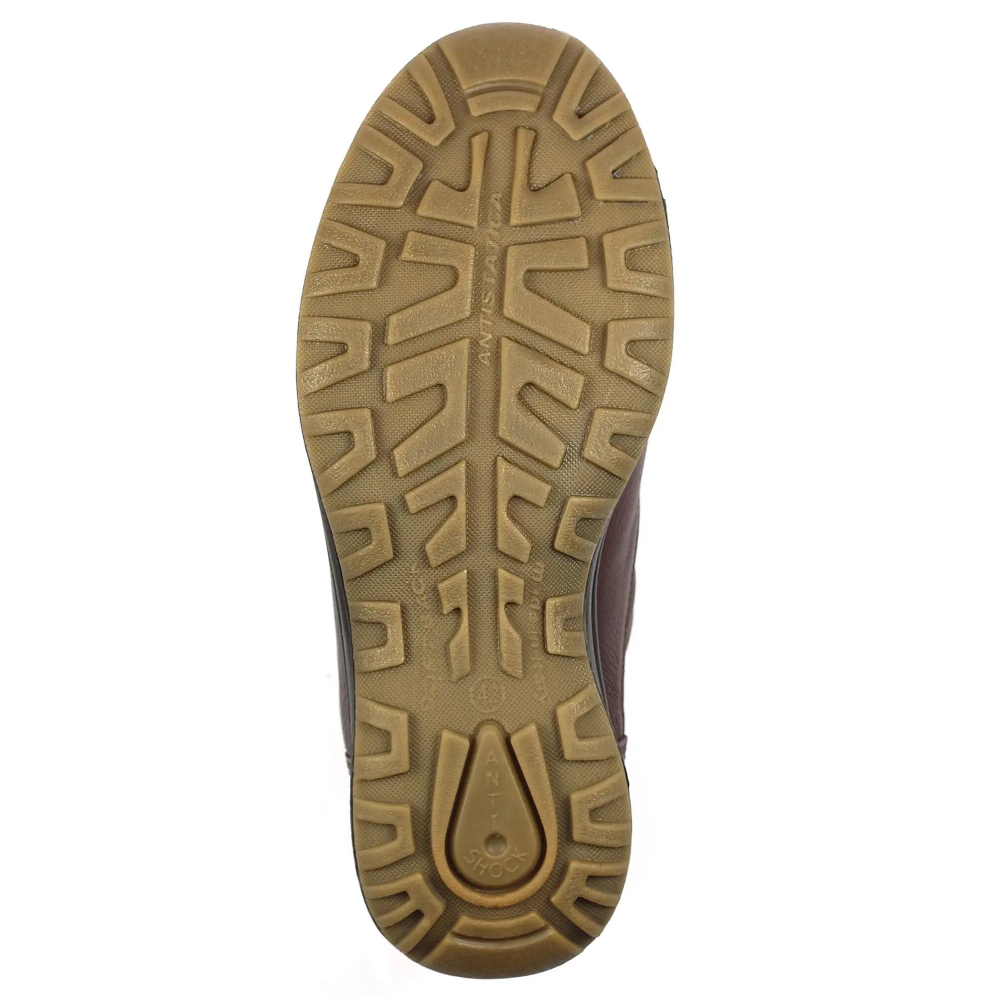Mens Livingston Leather Walking Shoes (Brown) 6/6