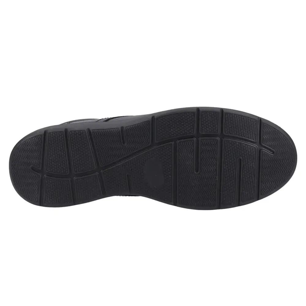 Mens Malcolm Leather Chukka Boots (Black) 5/5