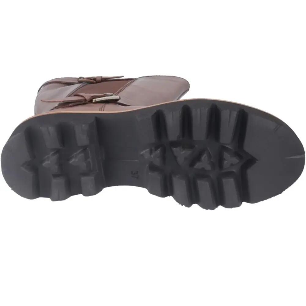 Stiefel "Aleena", Leder Damen Hellbraun 5/5
