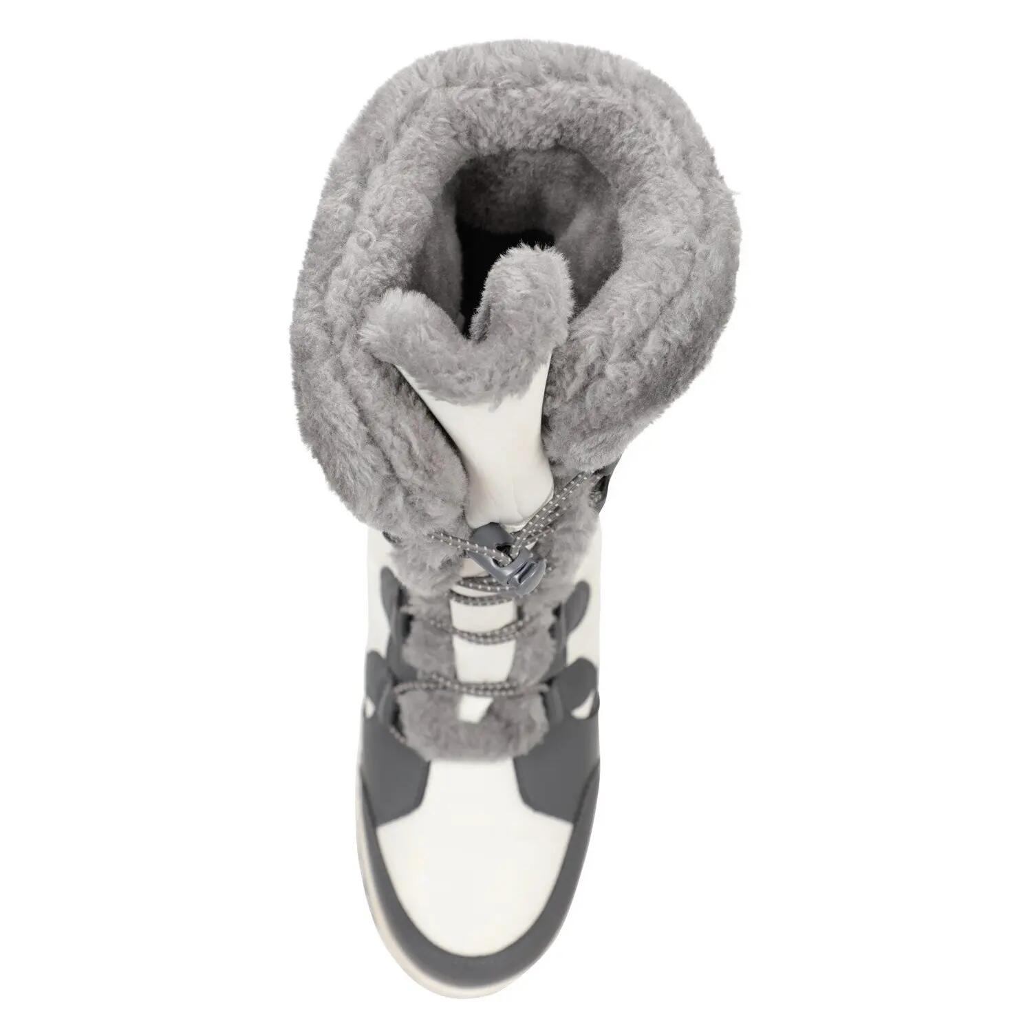 Womens/Ladies Snowflake Extreme Long Snow Boots (White) 5/6