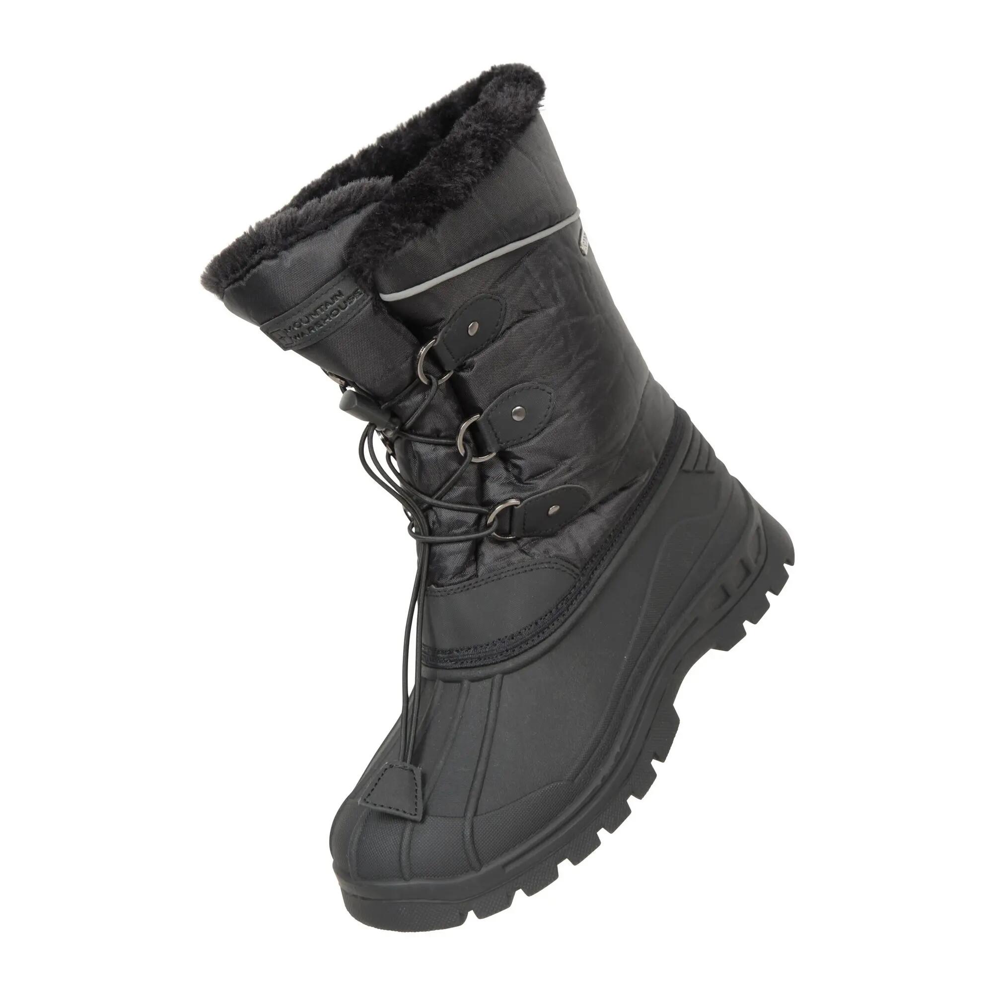 Childrens/Kids Whistler Adaptive Snow Boots (Black) 6/6