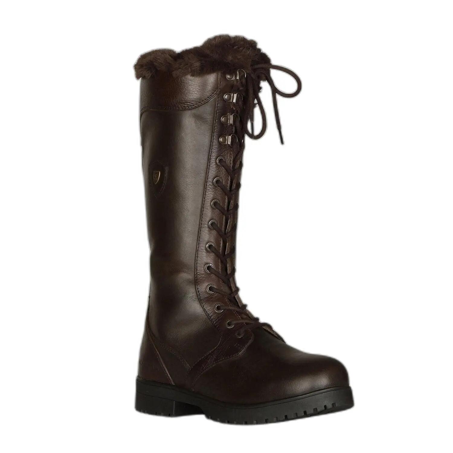 Landstiefel "Nola", Leder Damen Braun 5/6