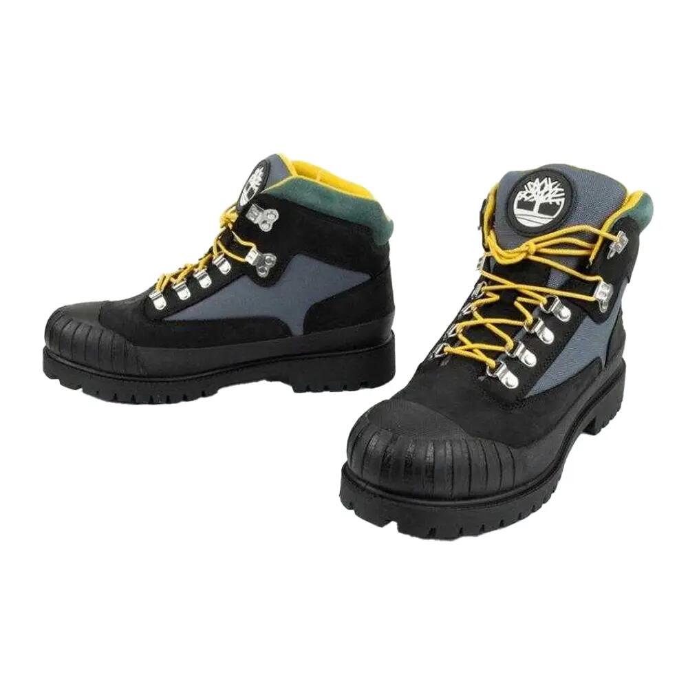 Stiefeletten für , Leder Herren Schwarz/Dunkles Marineblau 5/5
