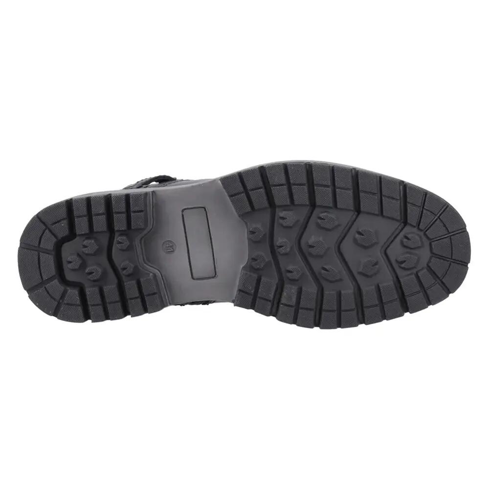 Mens Eros Leather Boots (Black) 5/5