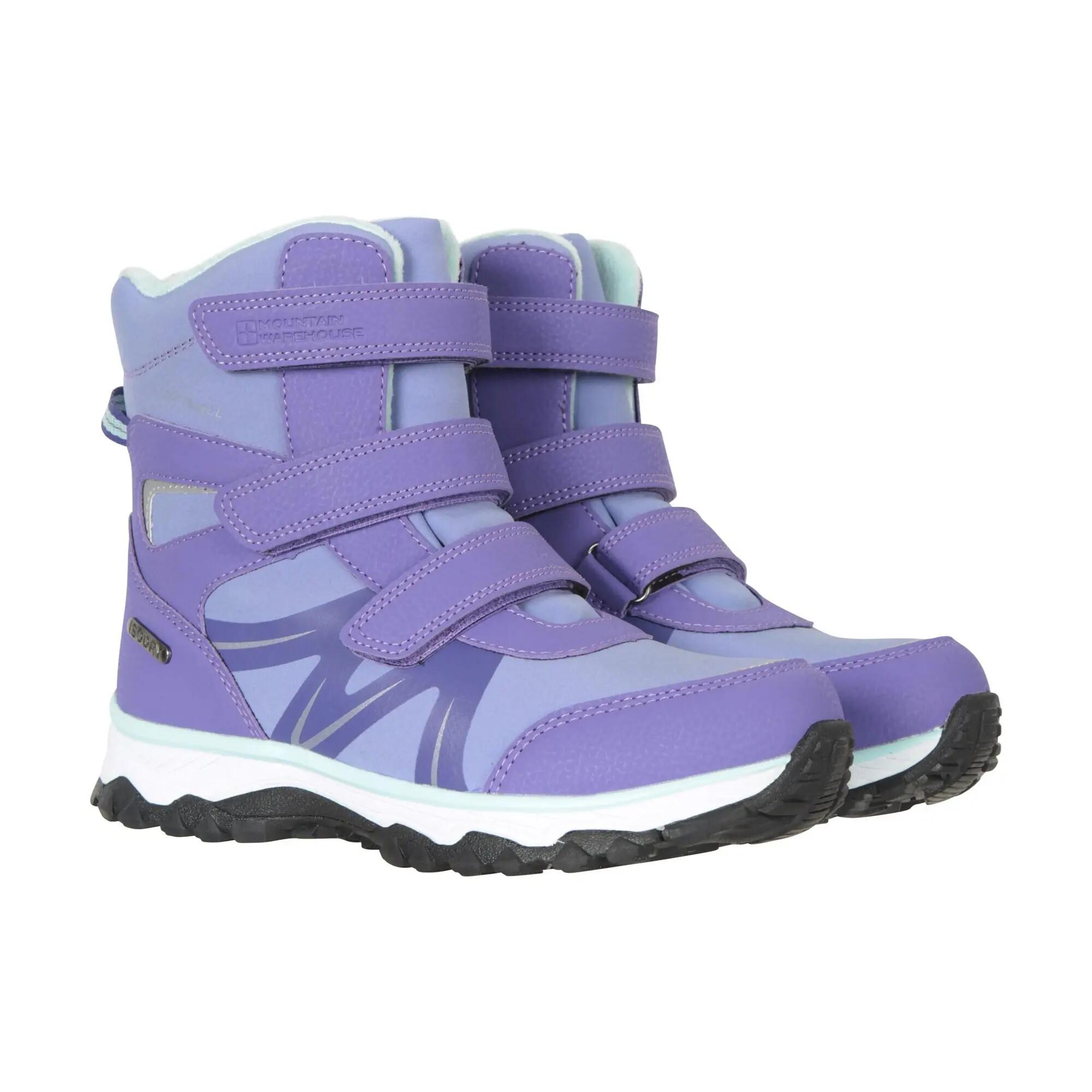 Stivali Da Neve Softshell Bambini Mountain Warehouse Slope Adaptive Lavanda Mint 6/6
