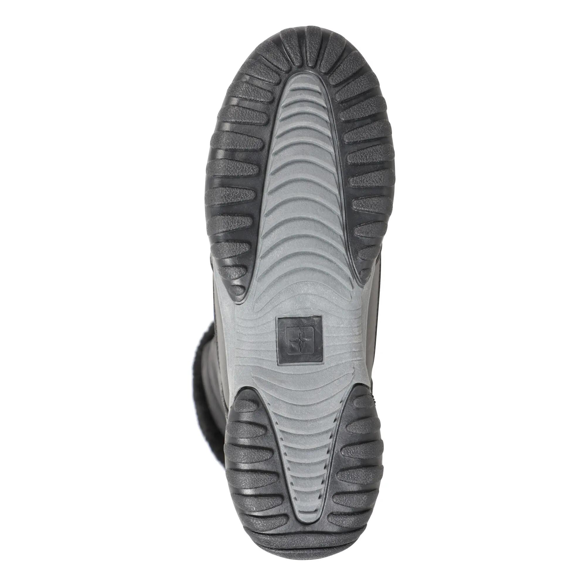 Womens/Ladies Snowflake Snow Boots (Black) 5/6