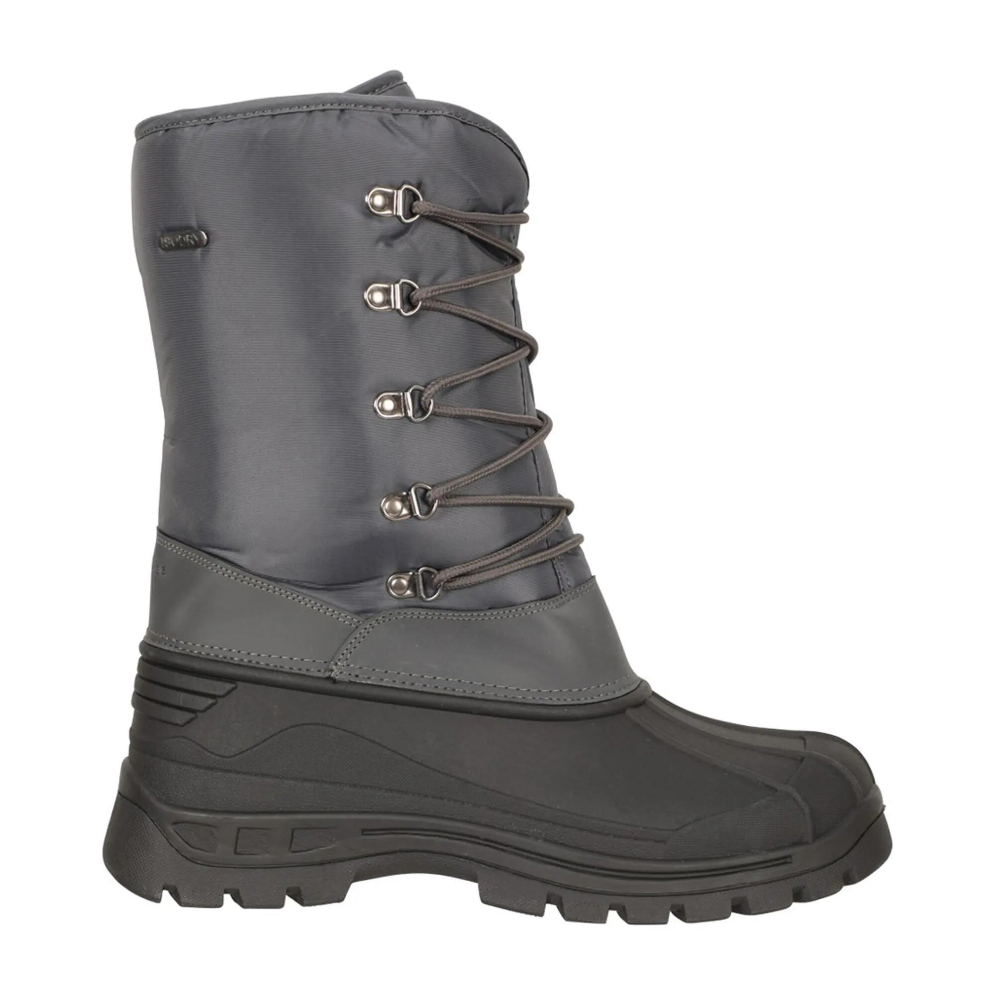 Mens Plough Snow Boots (Grey) 5/6