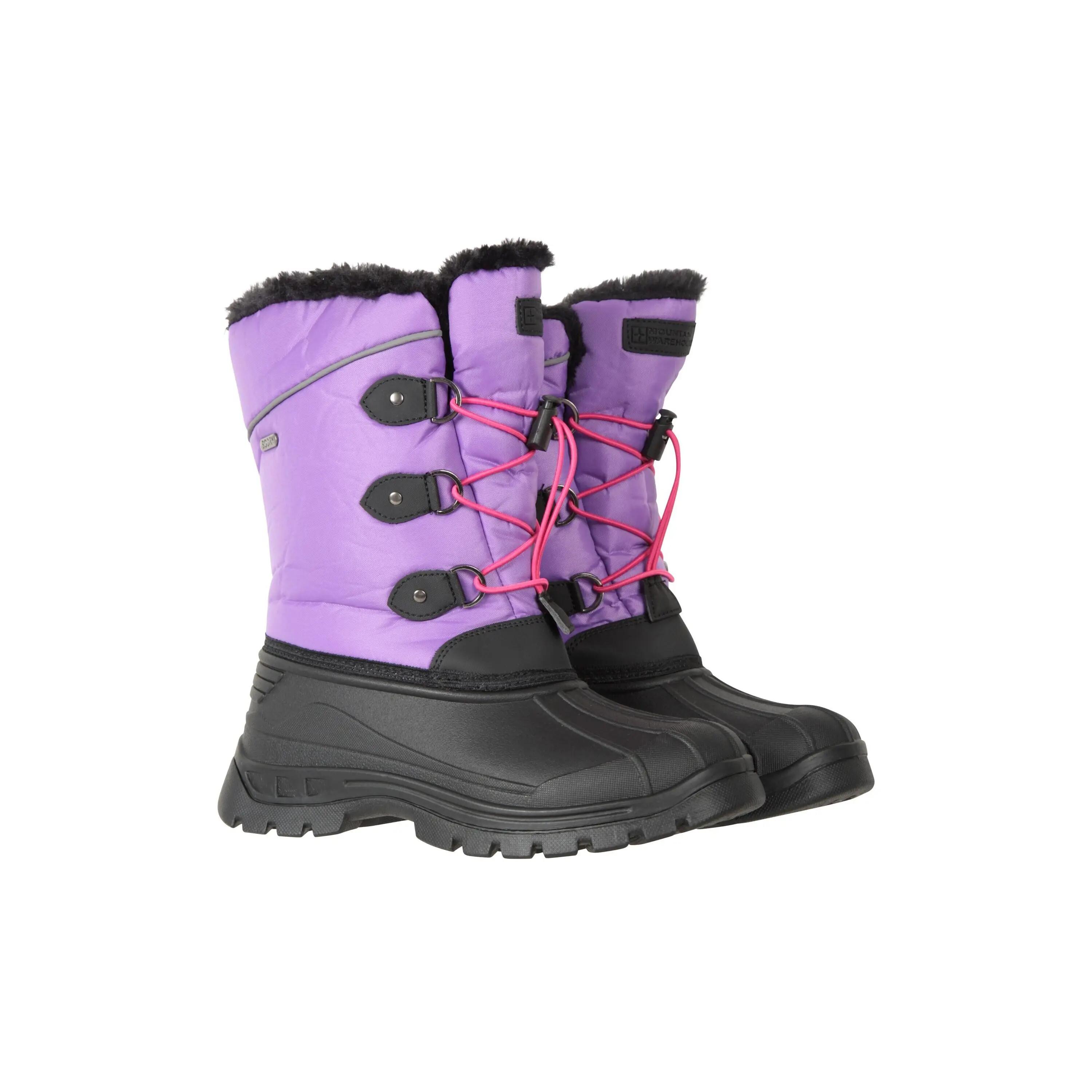 Stivali Da Neve Bambini Mountain Warehouse Whistler Adaptive Viola Scuro 6/6