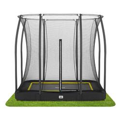 Trampoline - Comfort Edition Ground - 214 x 153 cm - Rechthoekig Zwart