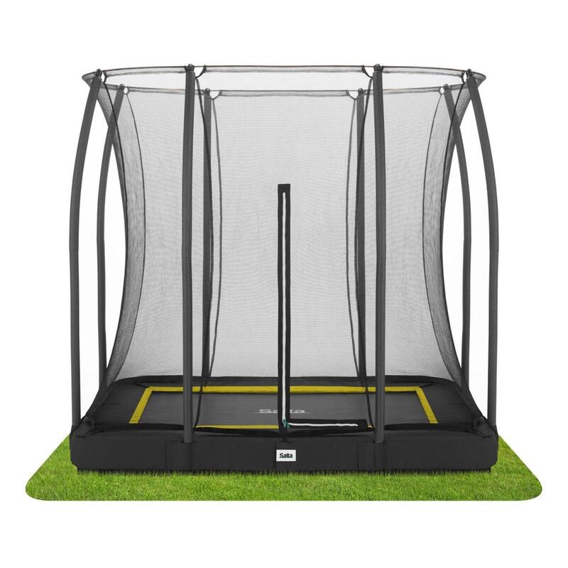 Trampoline - Sol Comfort Edition - 214 x 153 cm - Rectangulaire Noir