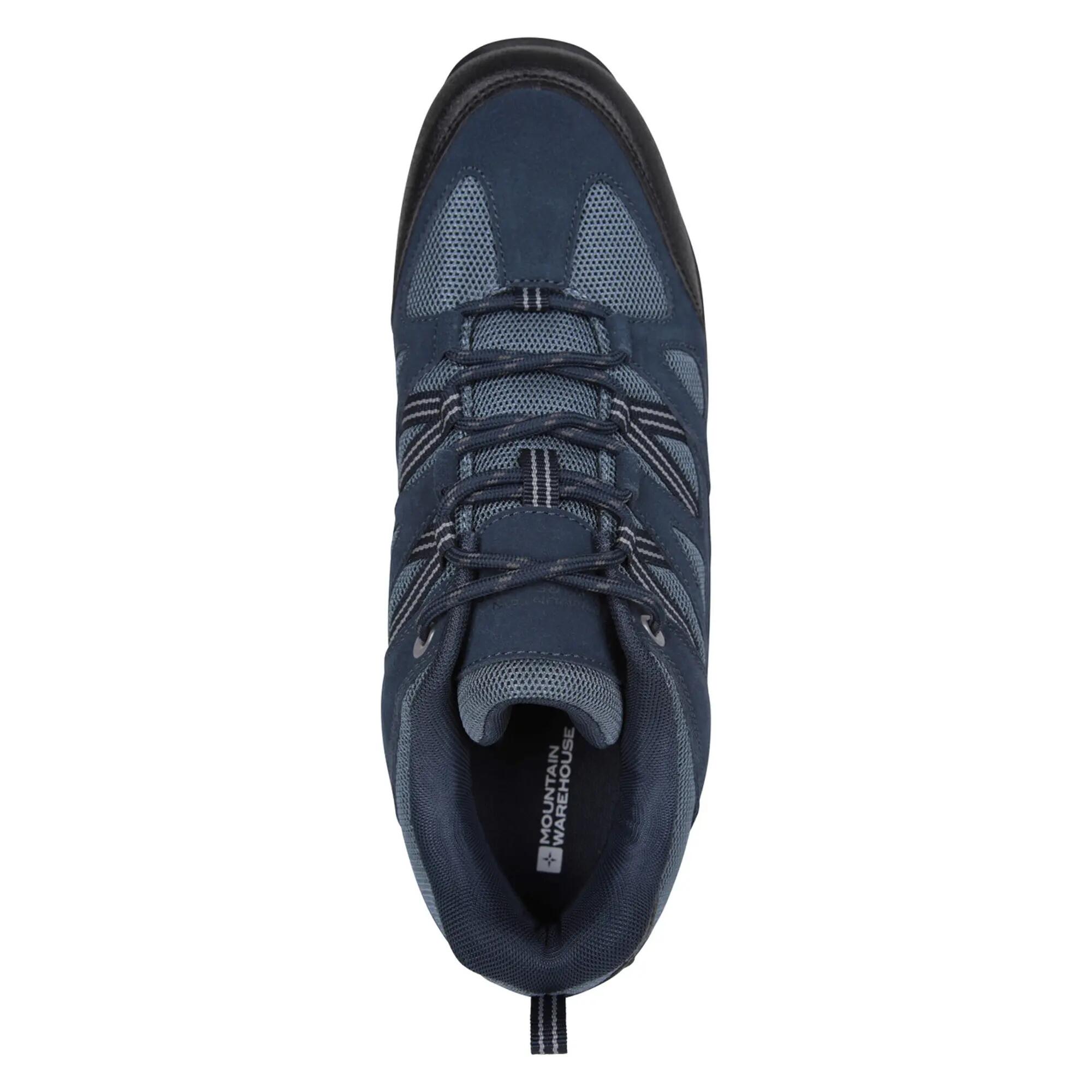 Mens Outdoor III Suede Walking Shoes (Dark Blue) 5/6