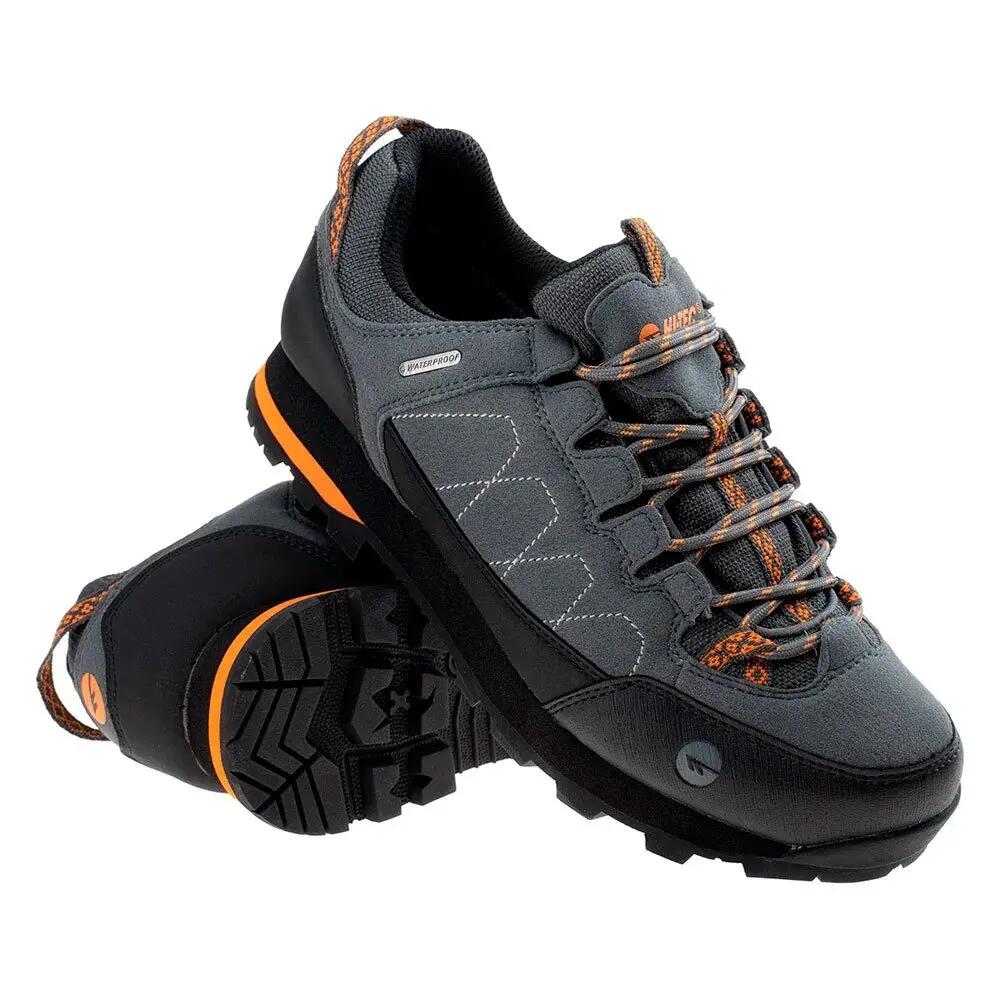 Heren Gelen Ii Laag Waterdichte Wandelschoenen (Donkergrijs/Zwart/Oranje) 5/5