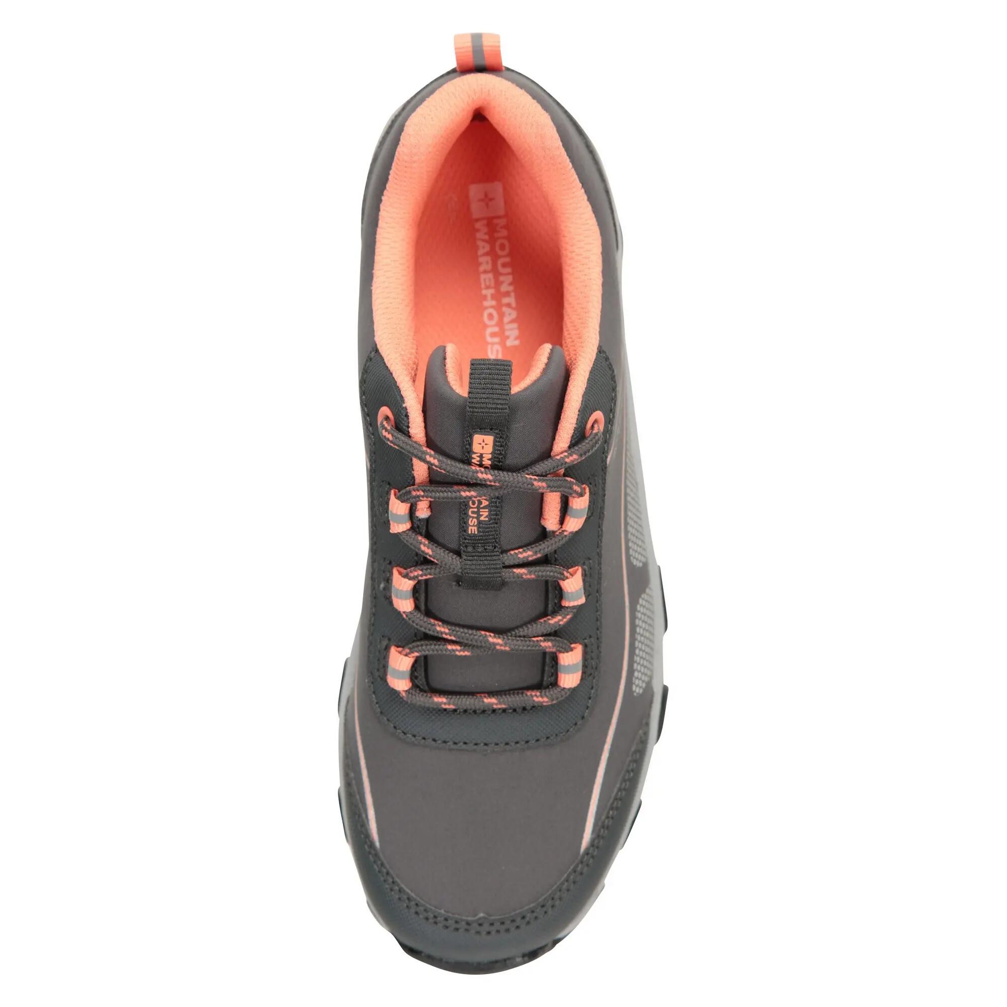 Childrens/Kids Softshell Walking Shoes (Light Grey) 5/6