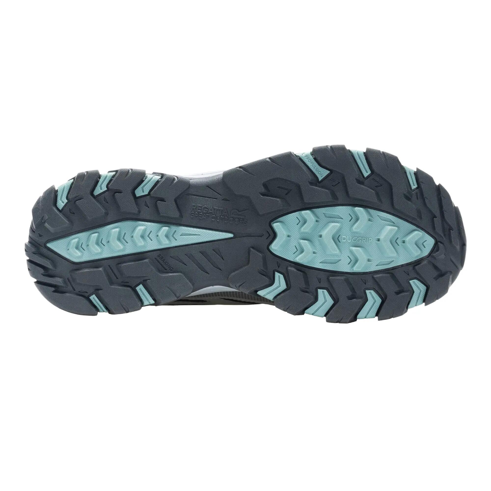 Chaussures Basses De Marche HOLCOMBE Femme (Gris / Turquoise Pastel) 6/7