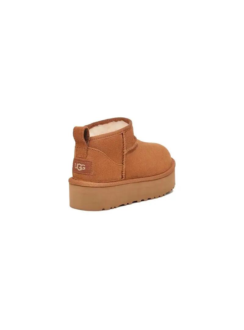 Chaussure pour fille Ugg Classic mini plateforme Marron 4/6