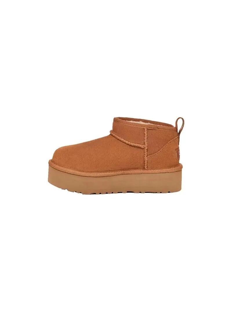 Chaussure pour fille Ugg Classic mini plateforme Marron 2/6