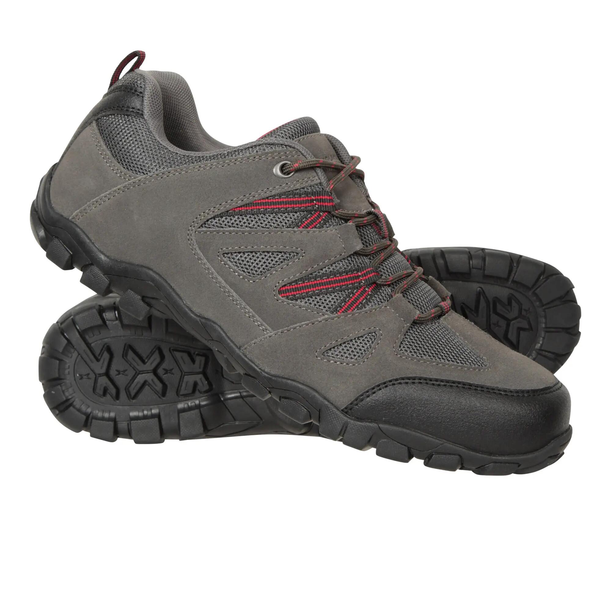 Mens Outdoor III Suede Walking Shoes (Dark Grey) 6/6
