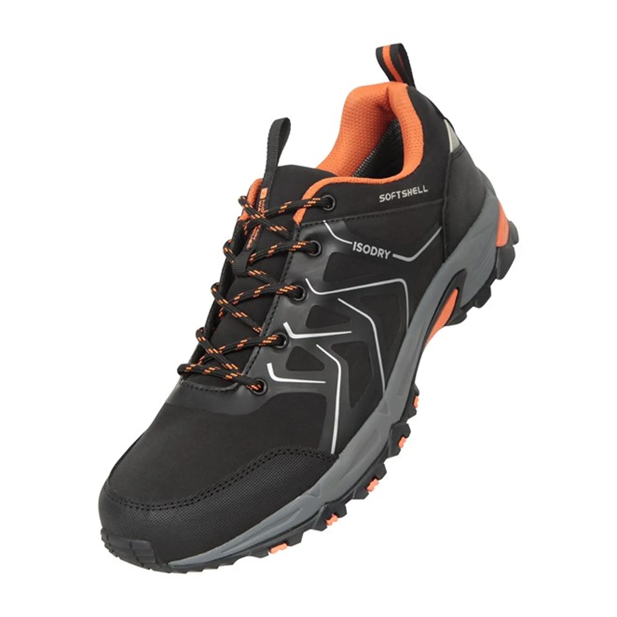 Mens Shadow Softshell Waterproof Walking Shoes (Black) 6/6