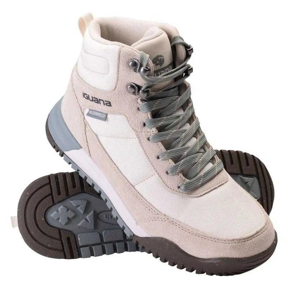 Dames Wezen Mid Suede Waterdichte Wandelschoenen (Beige/Roze) 6/6