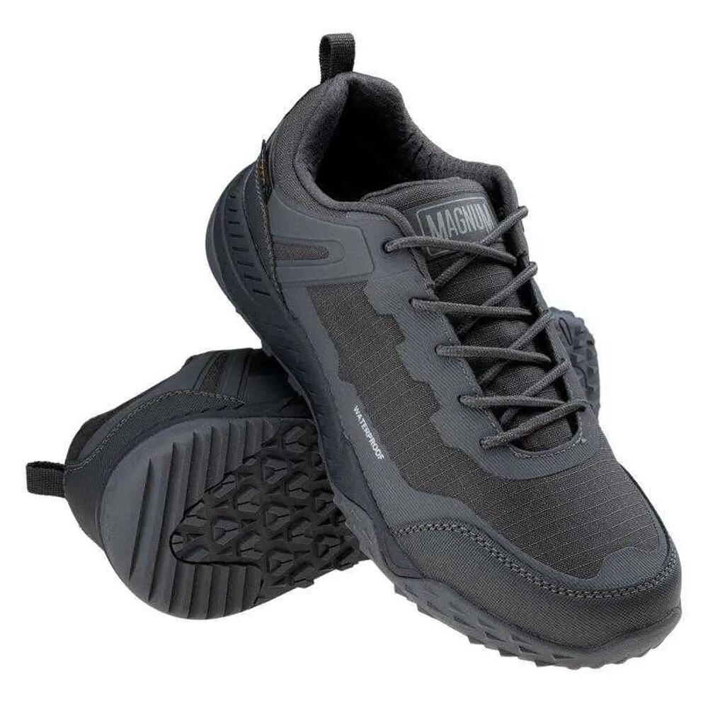 Heren Bondsteel Laag Schoenen (Zwart/Grijs/Zilver) 7/7