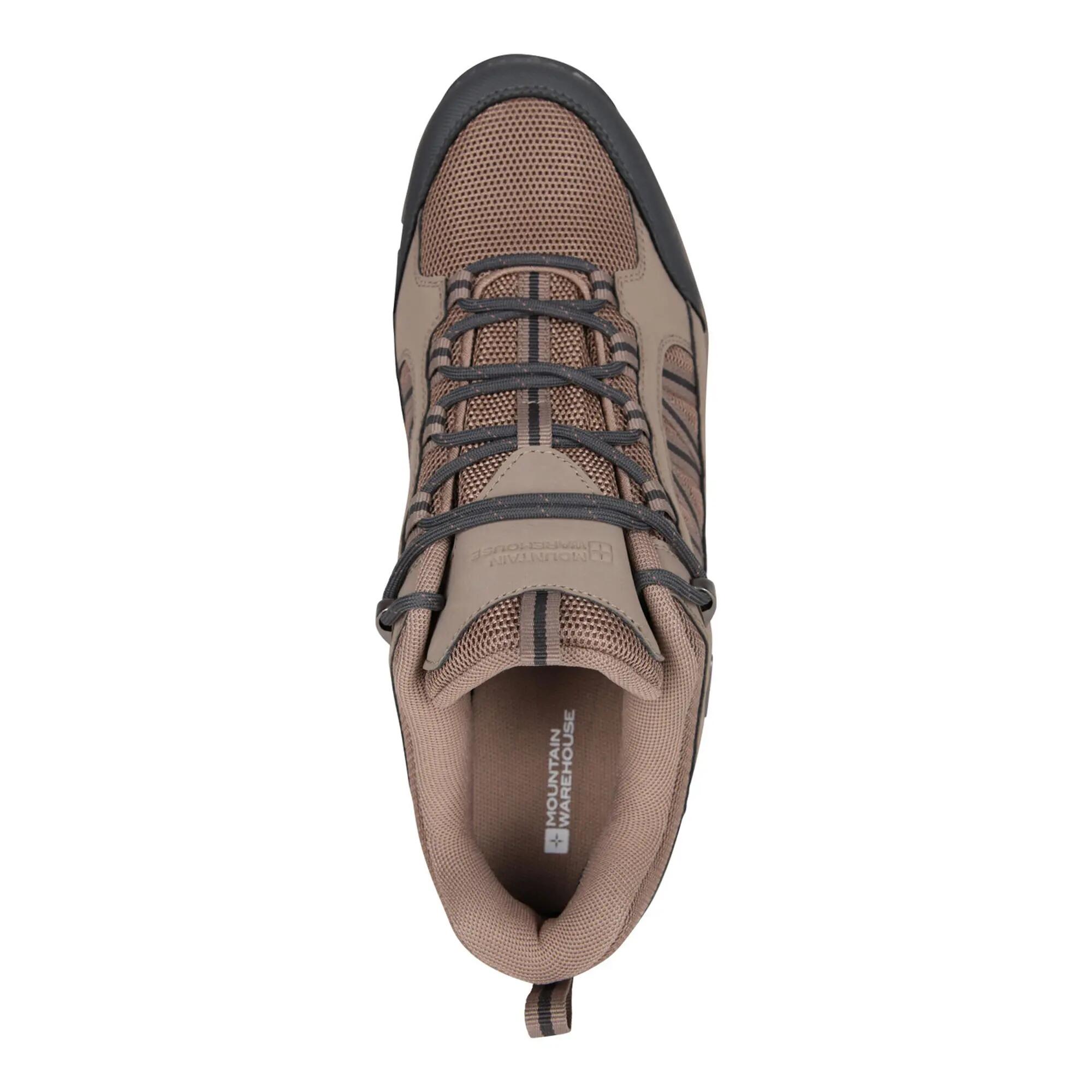 Mens Path Waterproof Walking Shoes (Dark Beige) 5/6